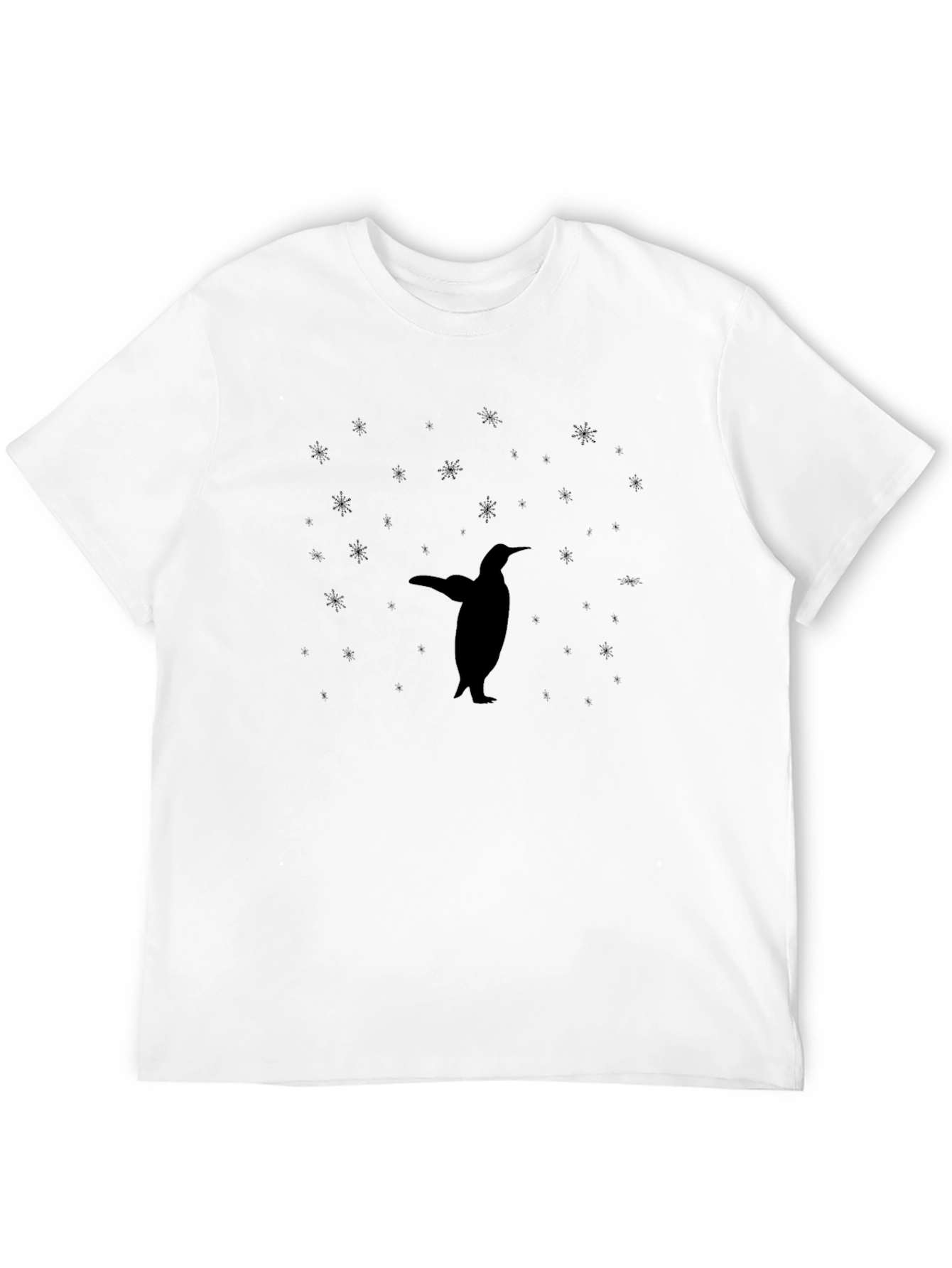 Penguin Silhouette Black T-Shirt