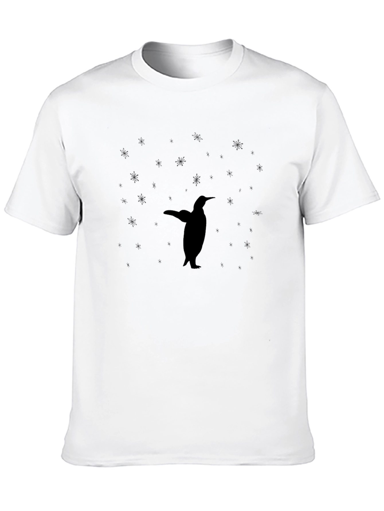 Penguin Silhouette Black T-Shirt