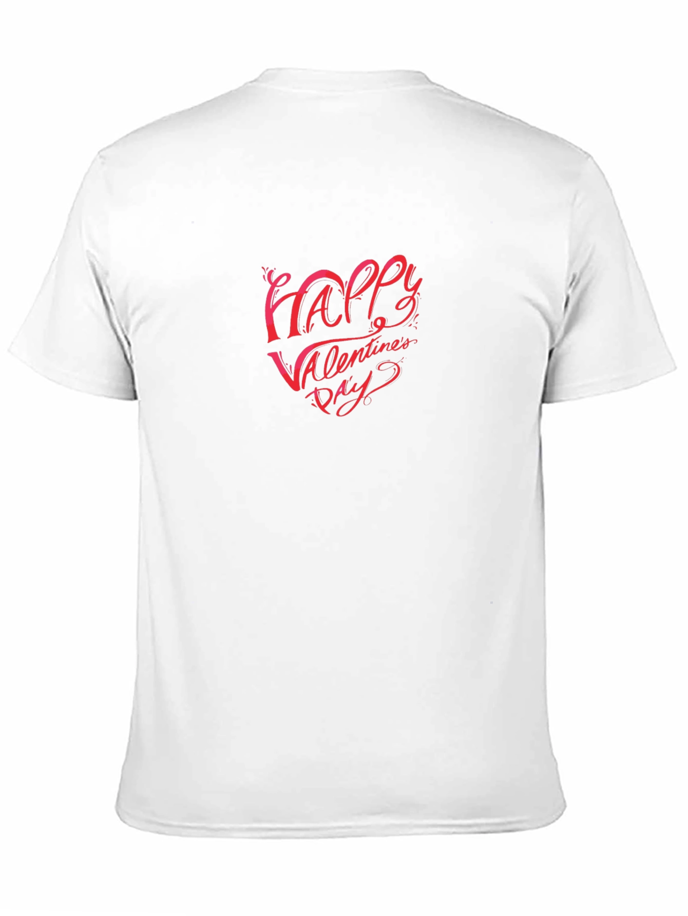 Happy Valentines Day Graphic Tee - Black