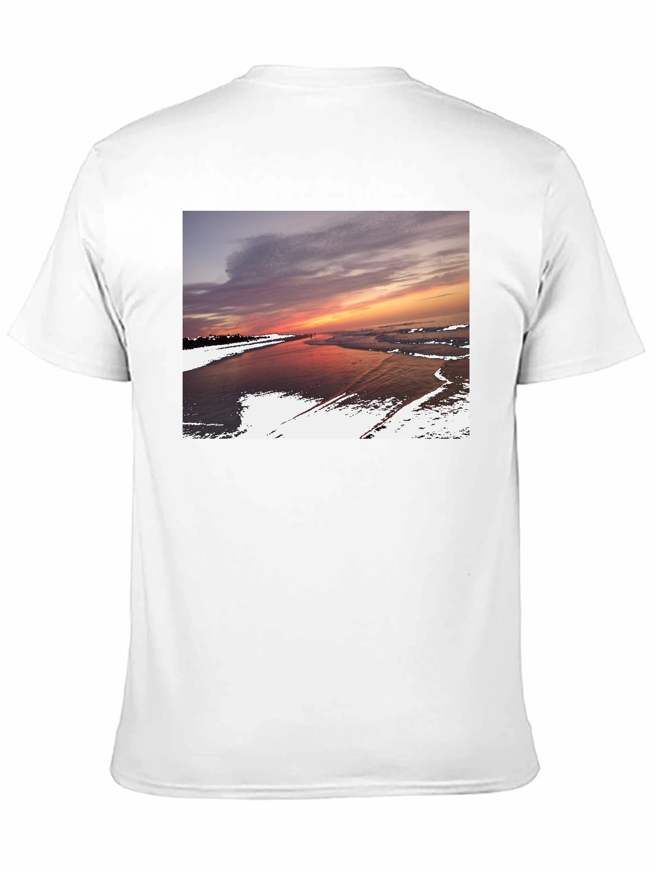 Sunset Beach Graphic Tee - Premium Comfort
