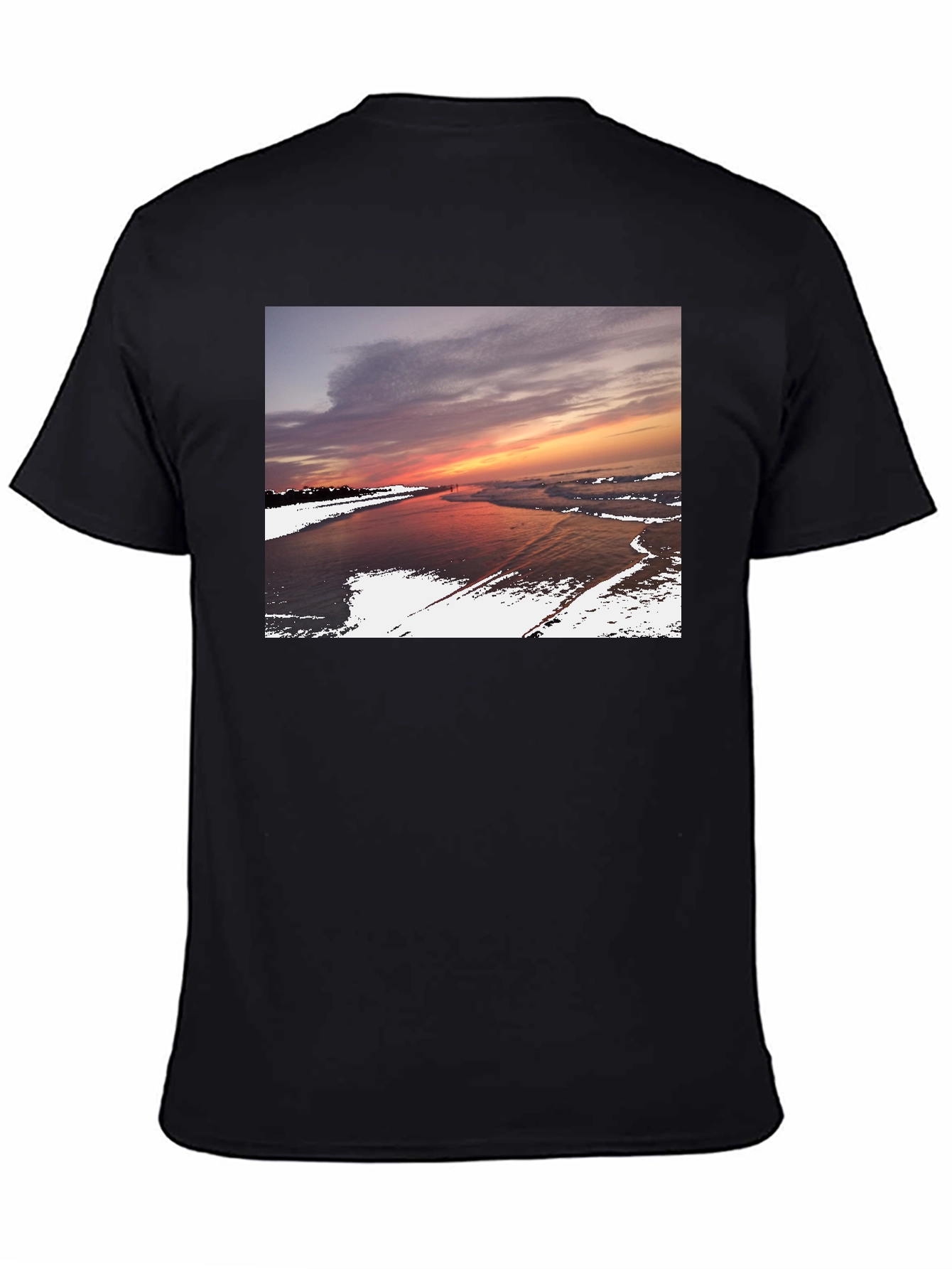 Sunset Beach Graphic Tee - Premium Comfort