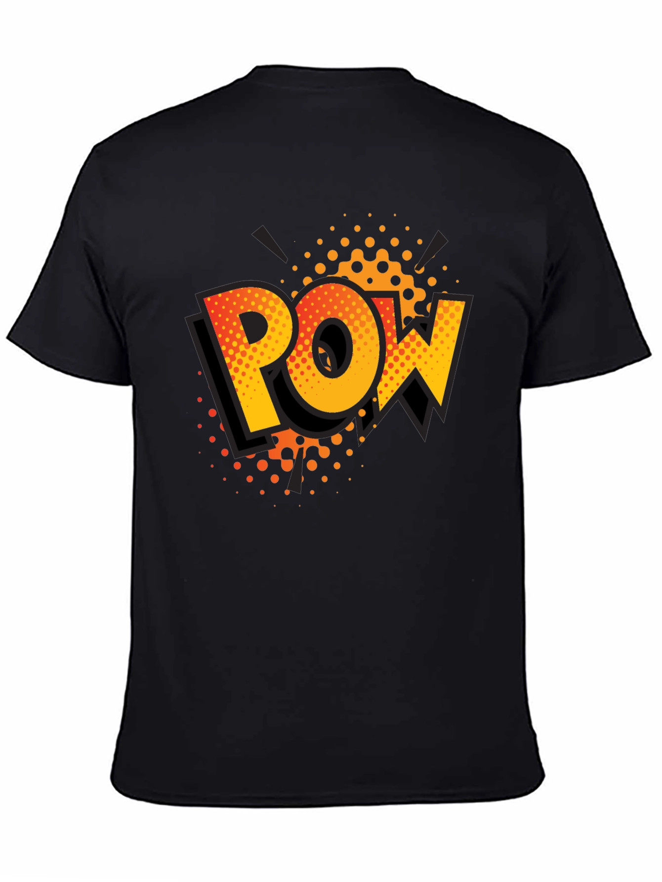 Comic POW Graphic Black T-Shirt