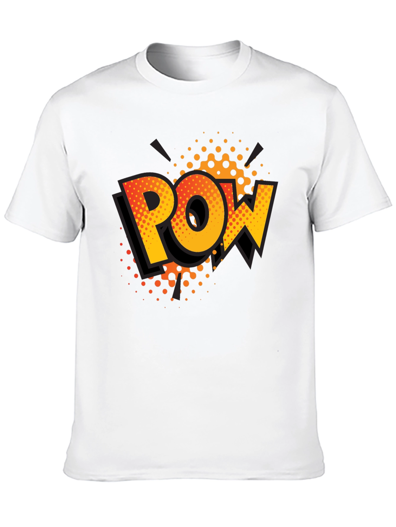 Comic POW Graphic Black T-Shirt