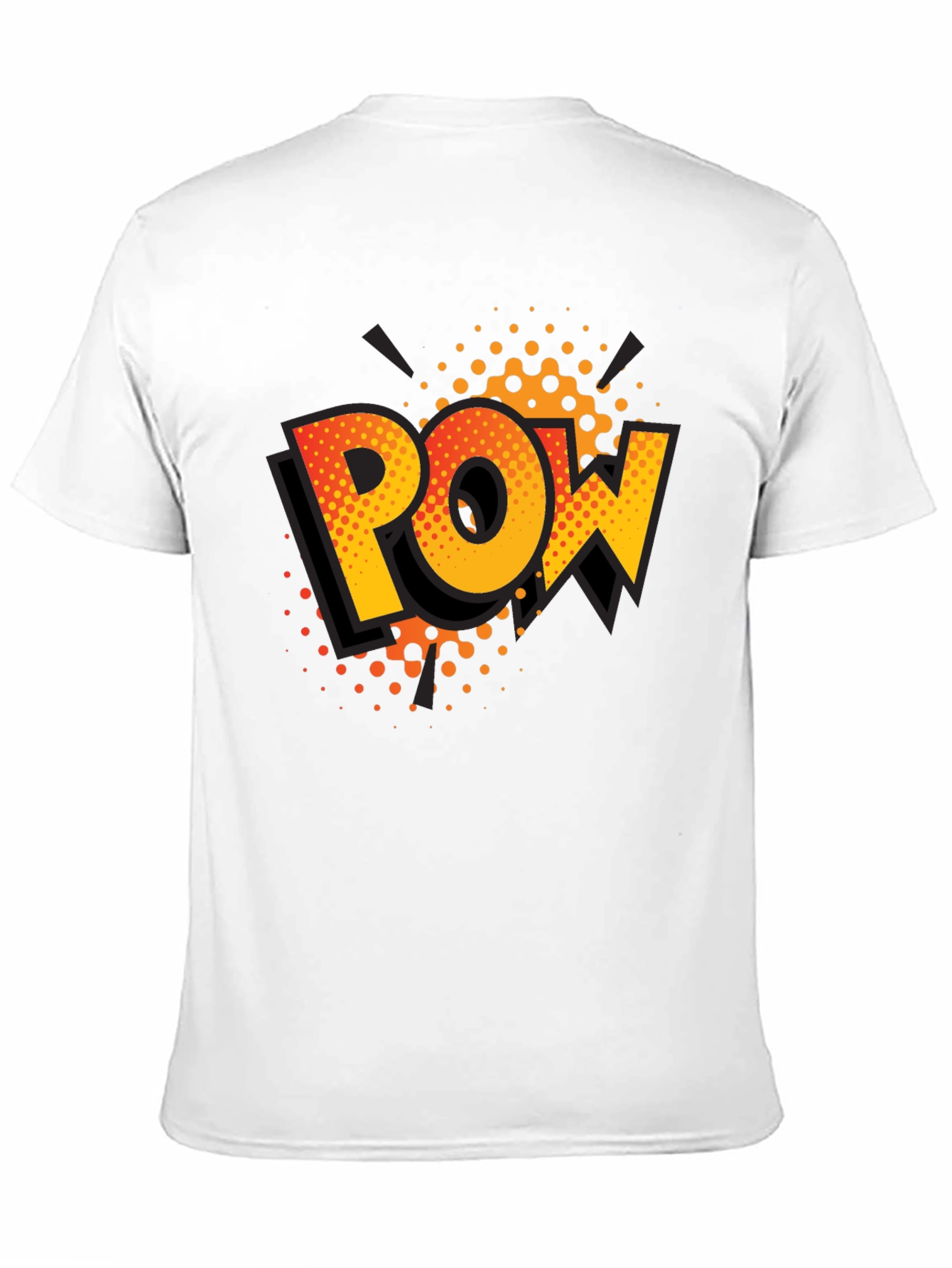 Comic POW Graphic Black T-Shirt
