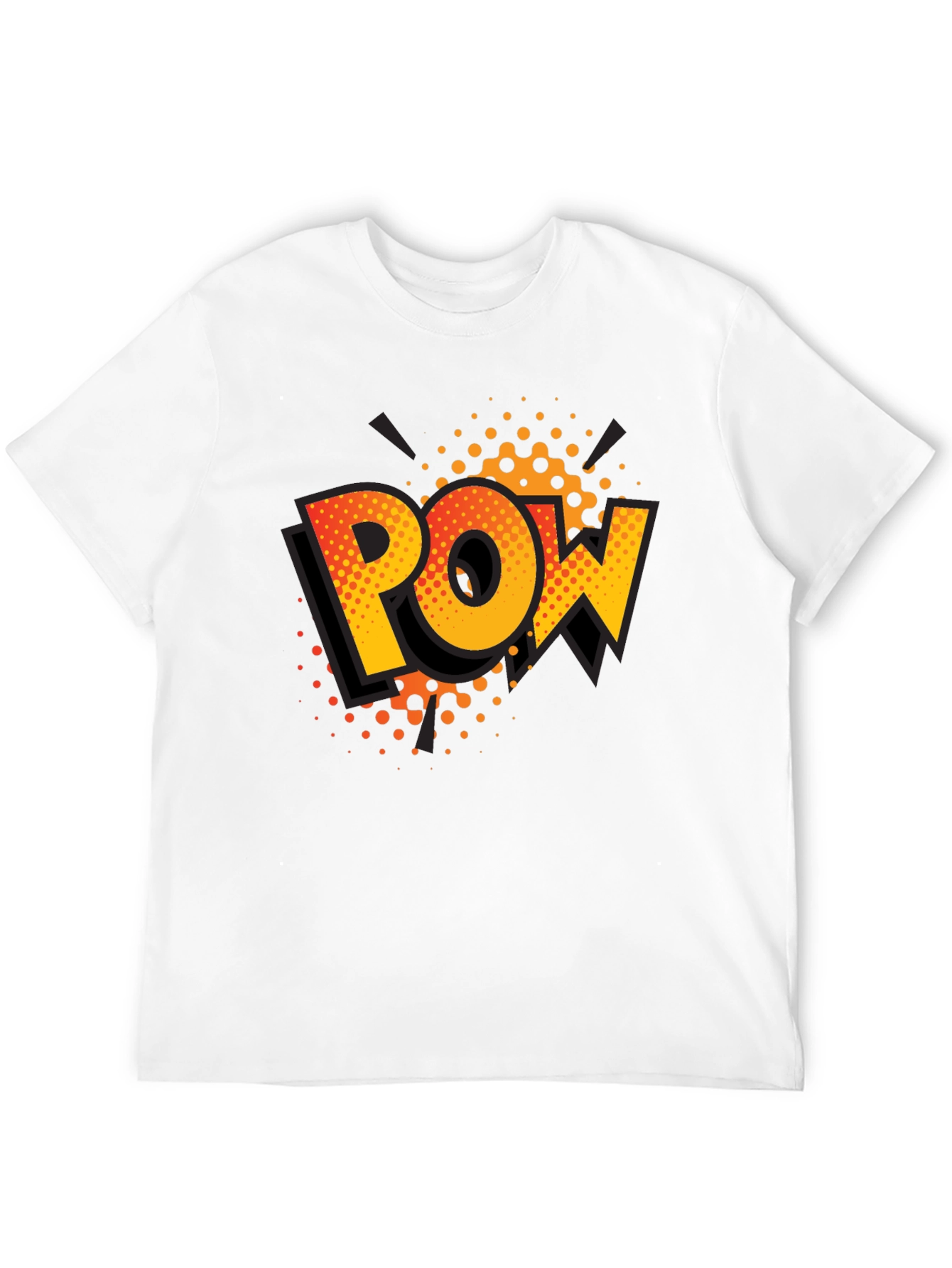 Comic POW Graphic Black T-Shirt