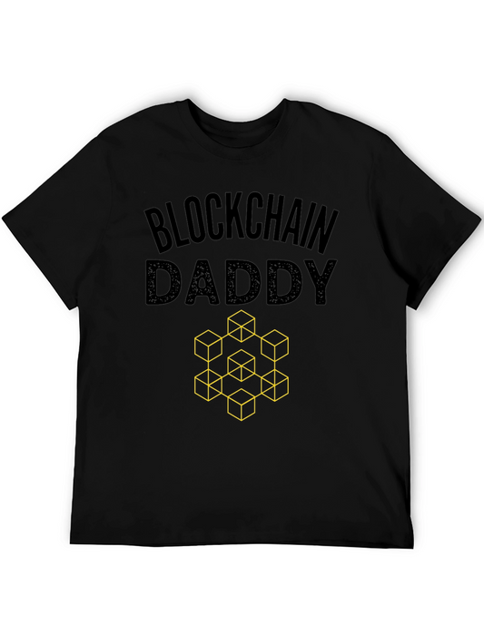 Blockchain Daddy T-Shirt - Crypto Enthusiast Apparel