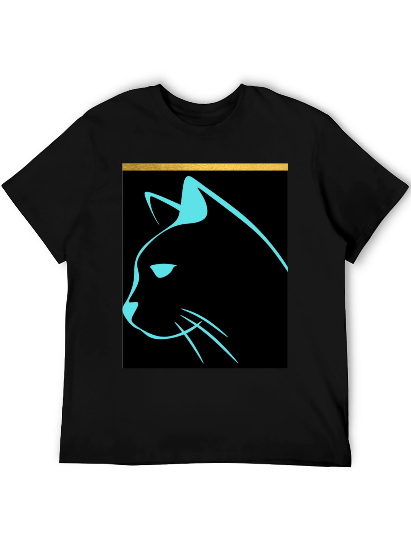 Cool Cat Graphic Tee - Sleek Modern Design