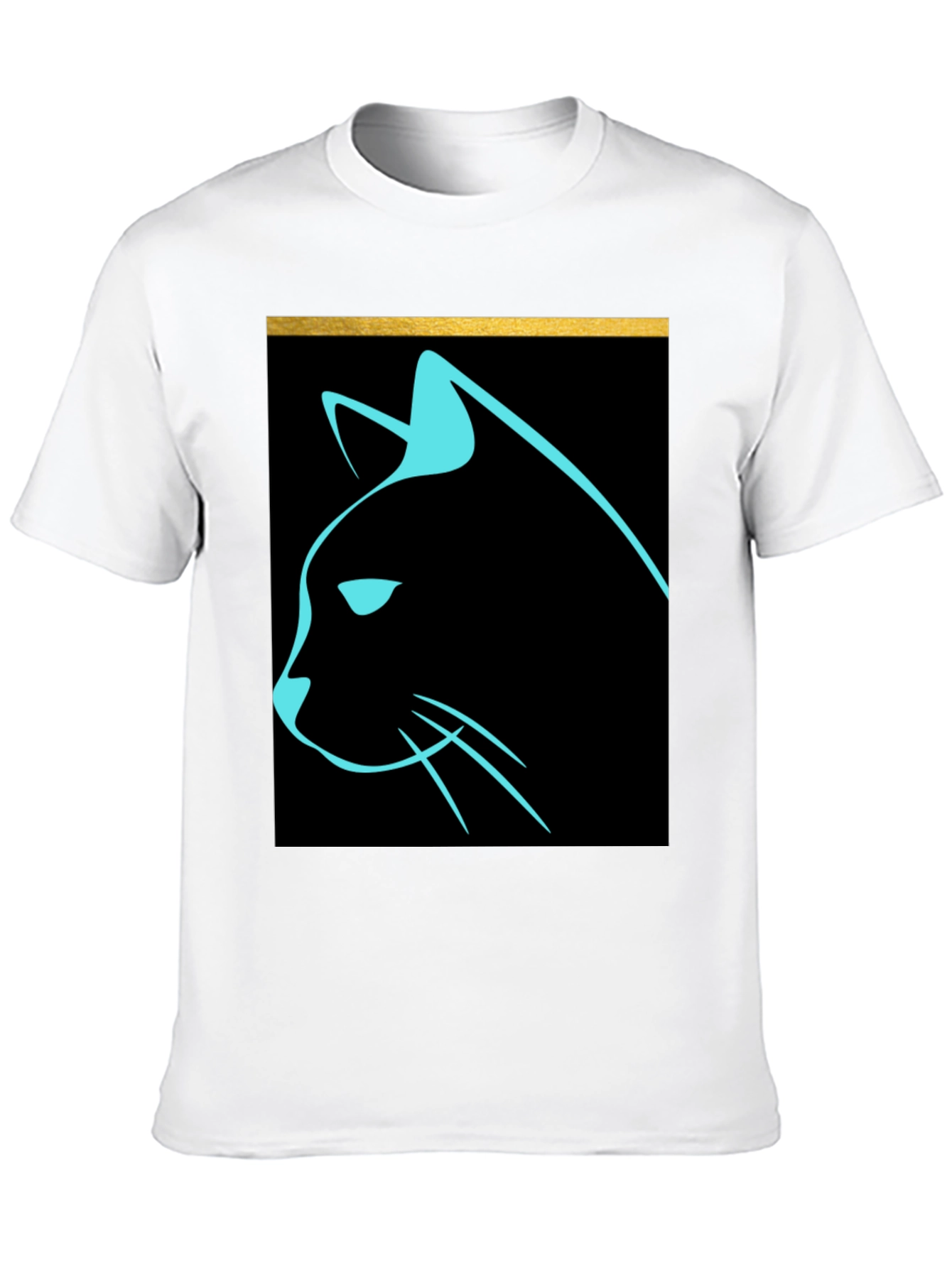 Cool Cat Graphic Tee - Sleek Modern Design