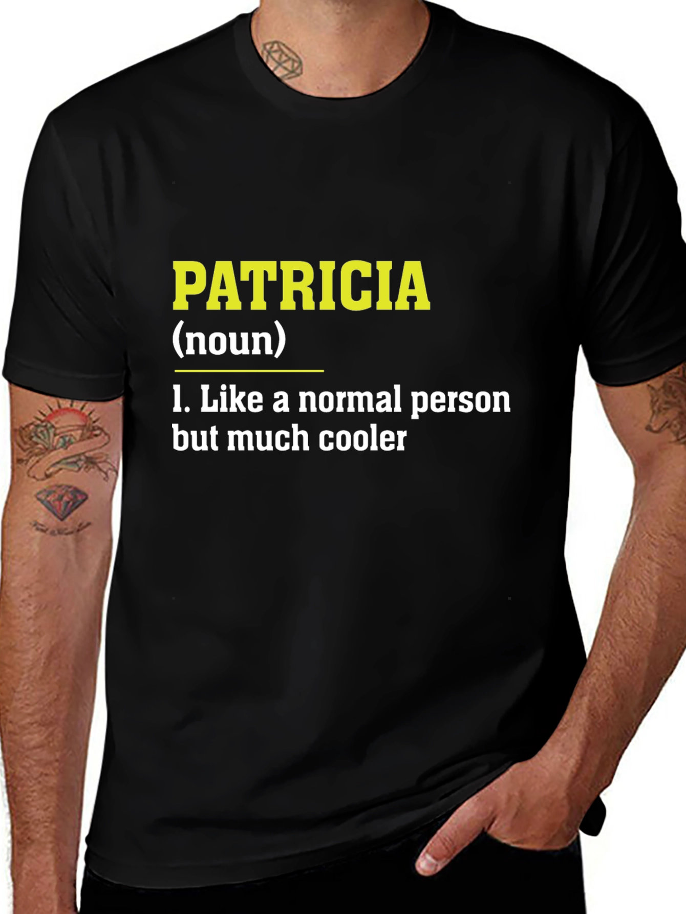 Patricia Definition T-Shirt - Funny Personalized Name Tee