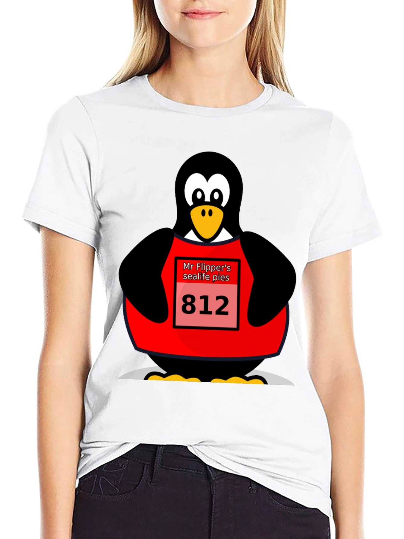 Mr. Flippers Sealife Pies Penguin T-Shirt