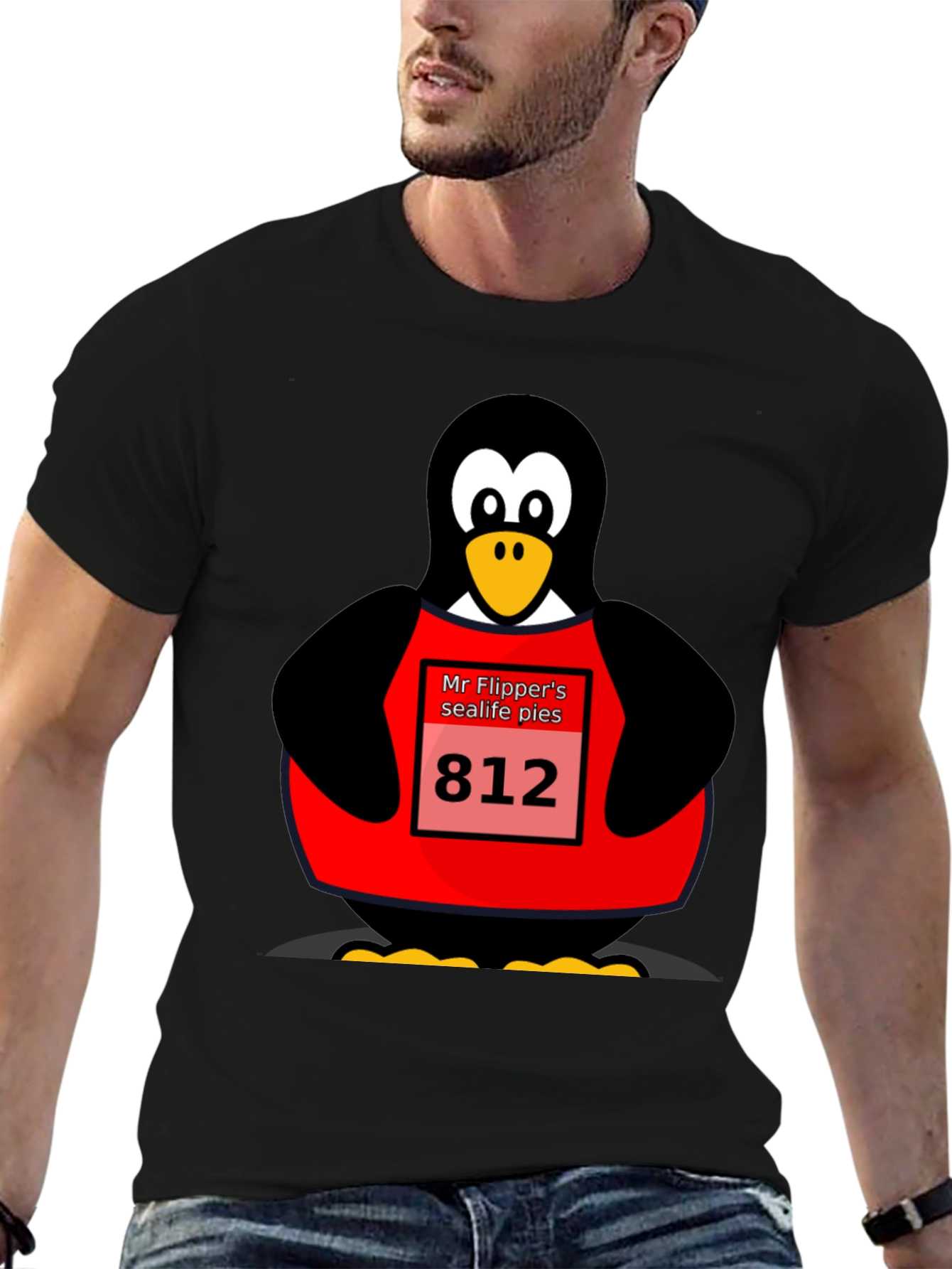 Mr. Flippers Sealife Pies Penguin T-Shirt
