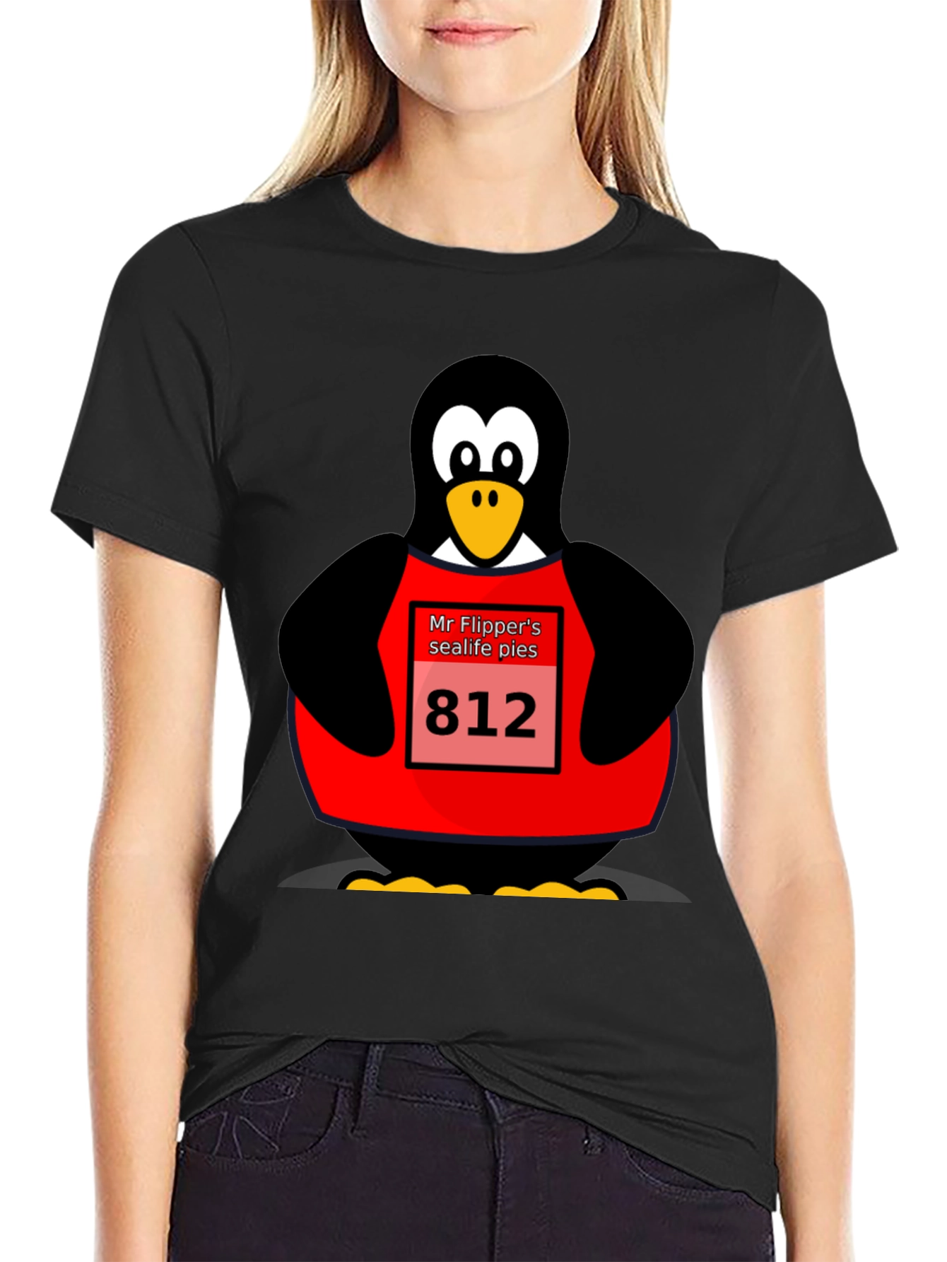 Mr. Flippers Sealife Pies Penguin T-Shirt