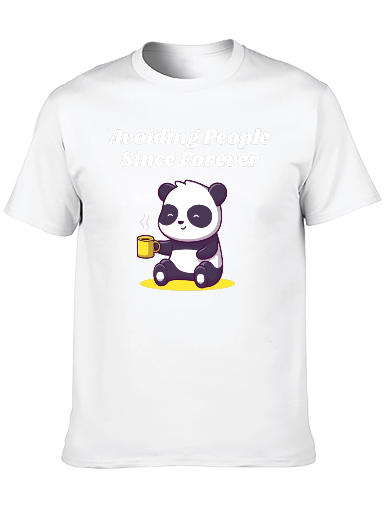 Avoiding People Since Forever Panda T-Shirt