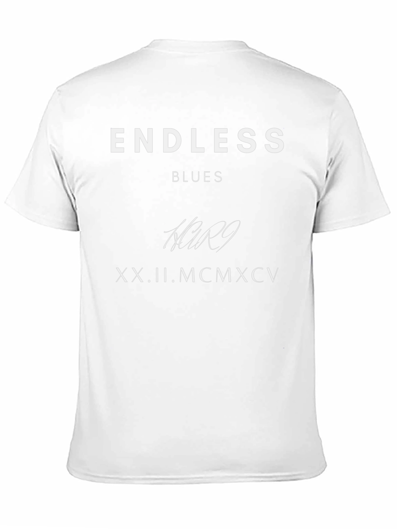Endless Blues Graphic Tee - Unisex Black T-Shirt
