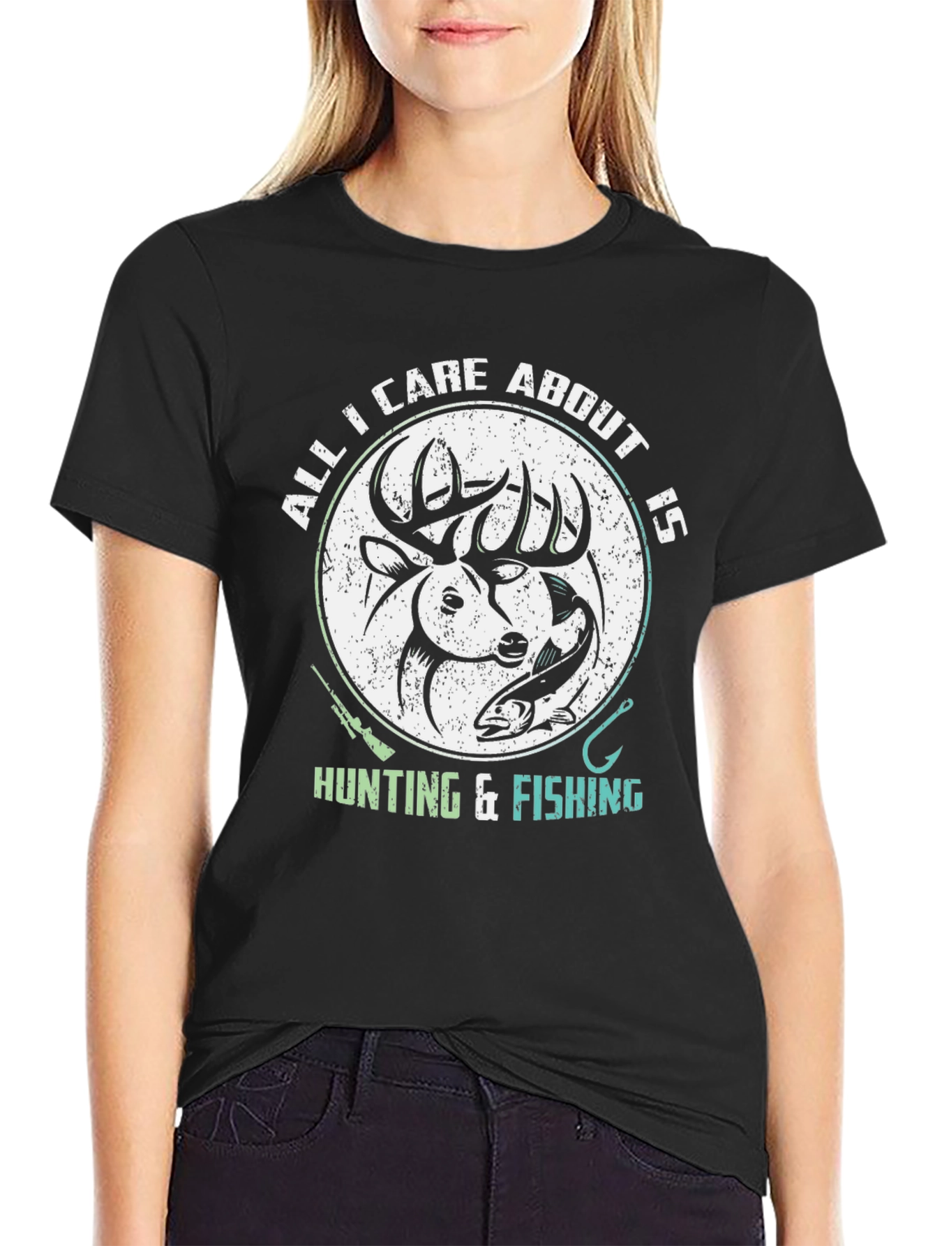 Hunting & Fishing Graphic T-Shirt