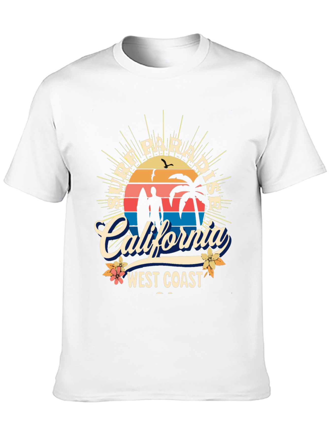 Surf Paradise California West Coast T-Shirt