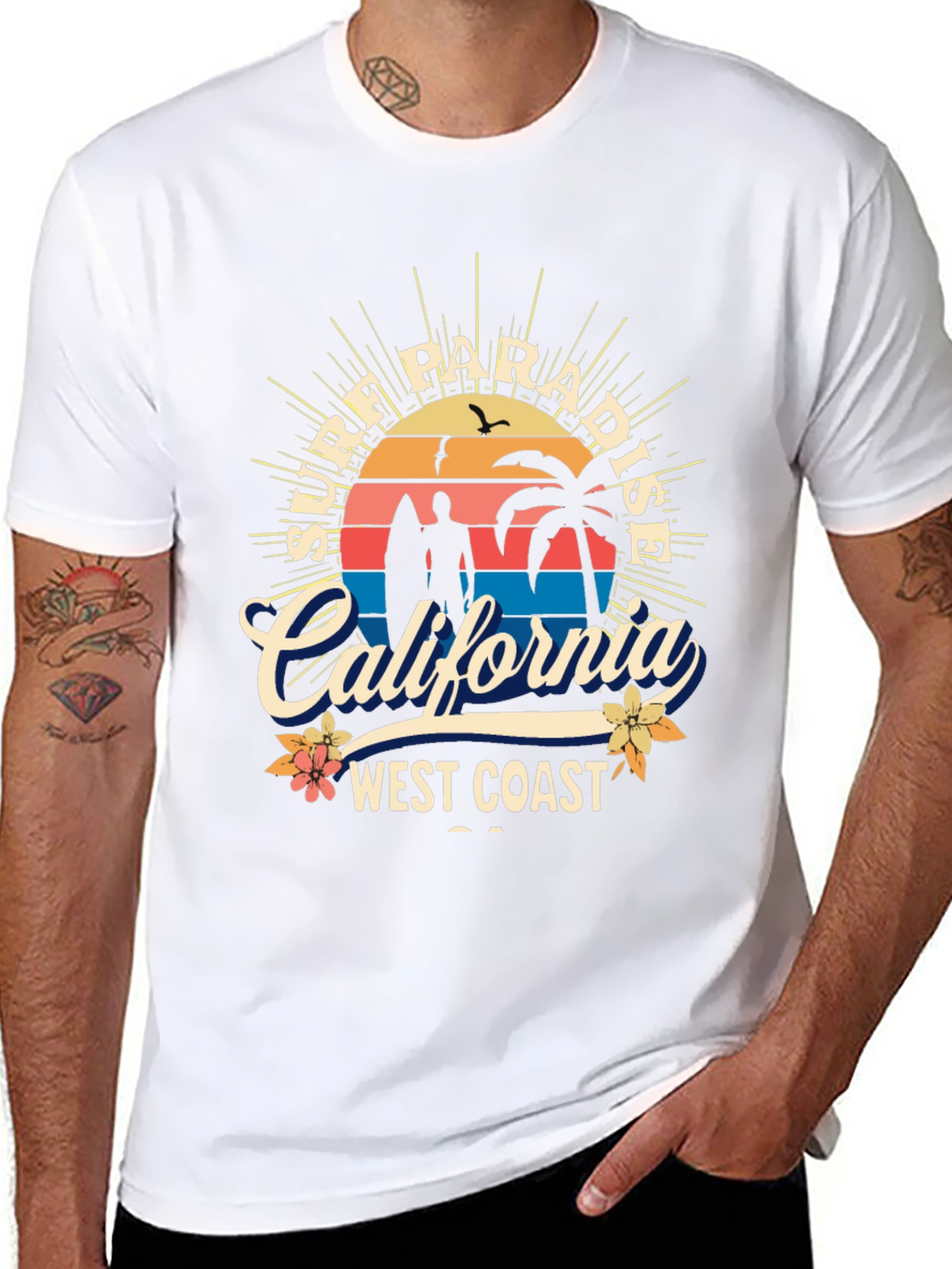 Surf Paradise California West Coast T-Shirt