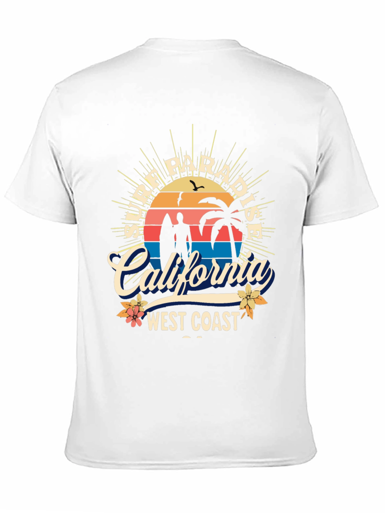 Surf Paradise California West Coast T-Shirt