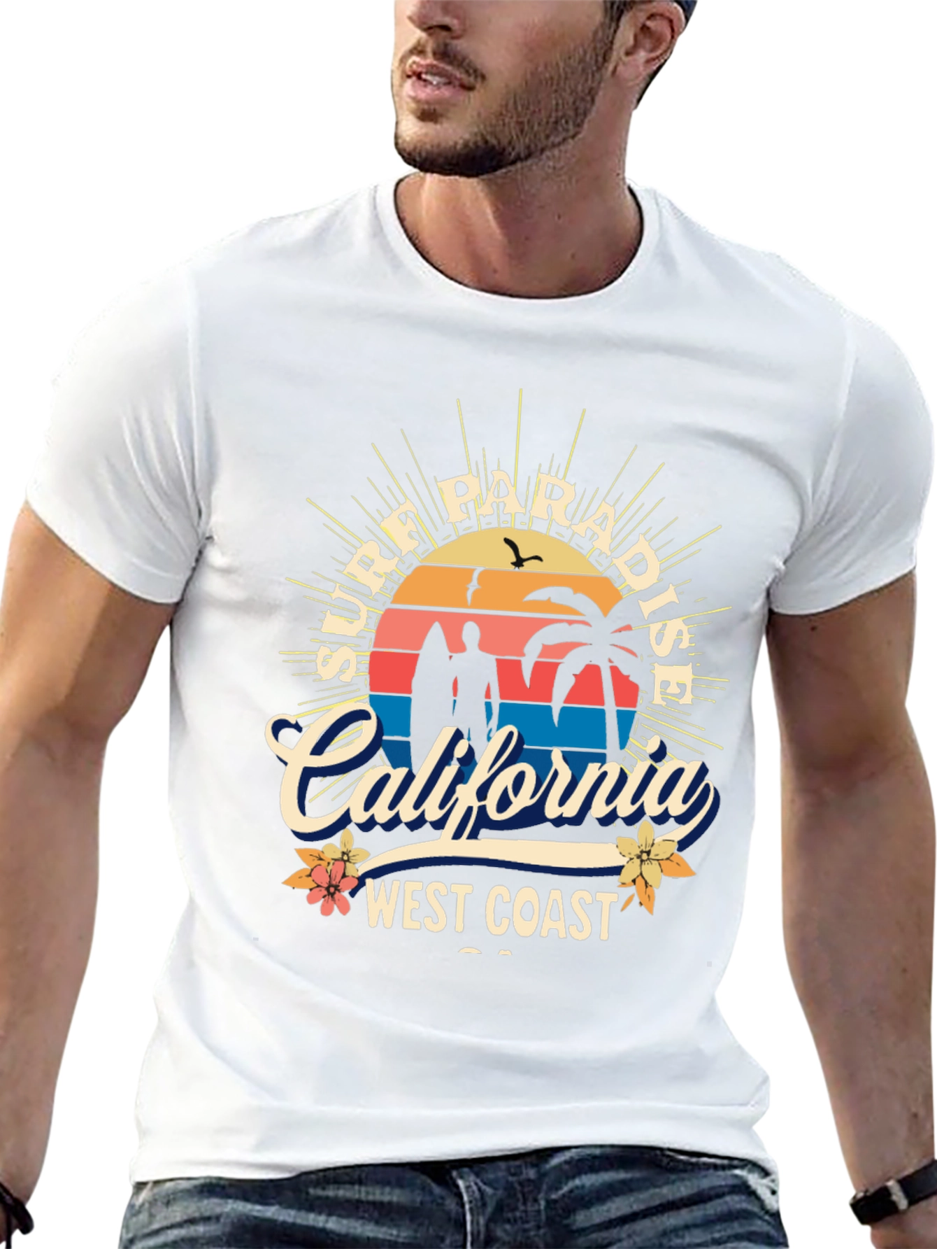 Surf Paradise California West Coast T-Shirt
