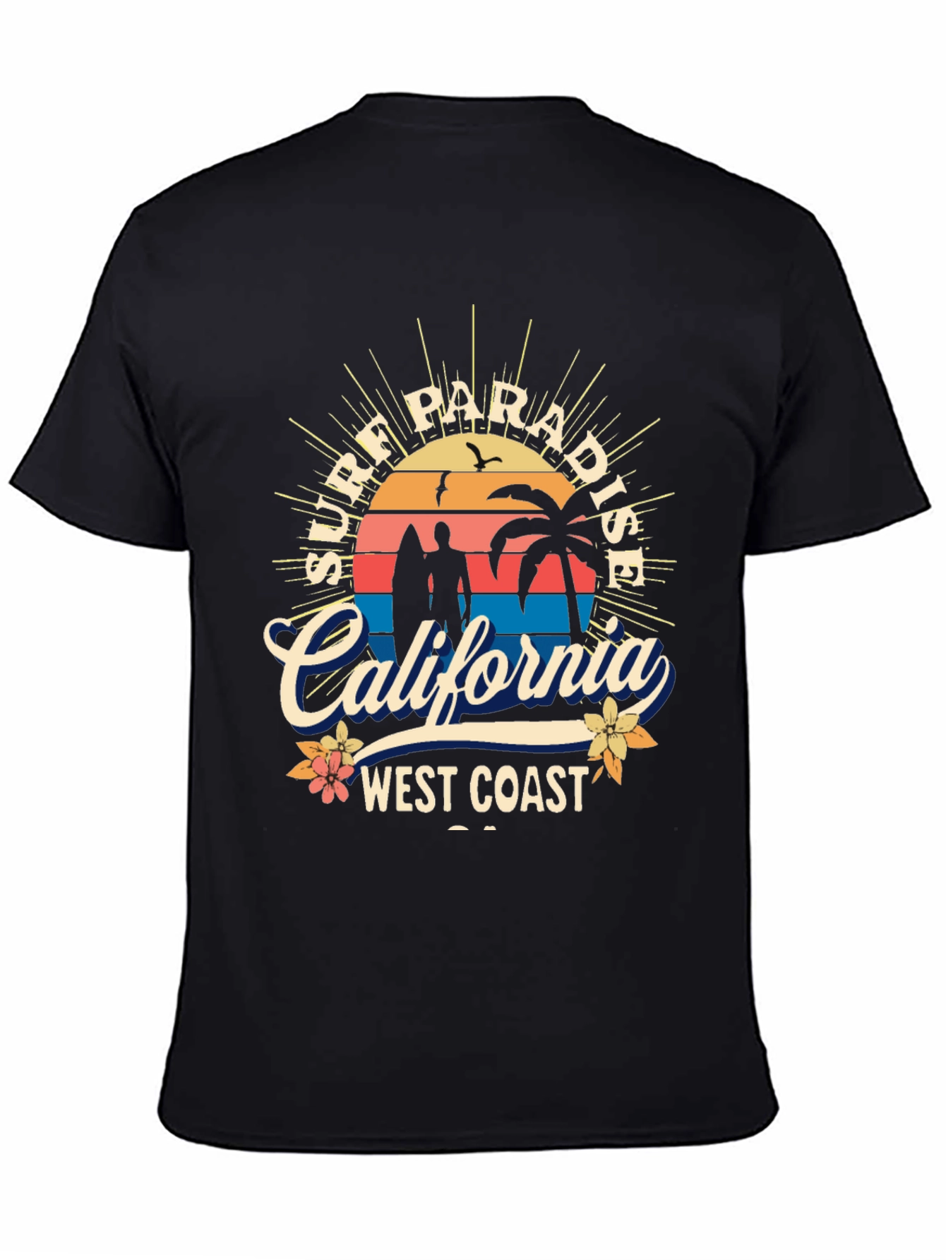 Surf Paradise California West Coast T-Shirt