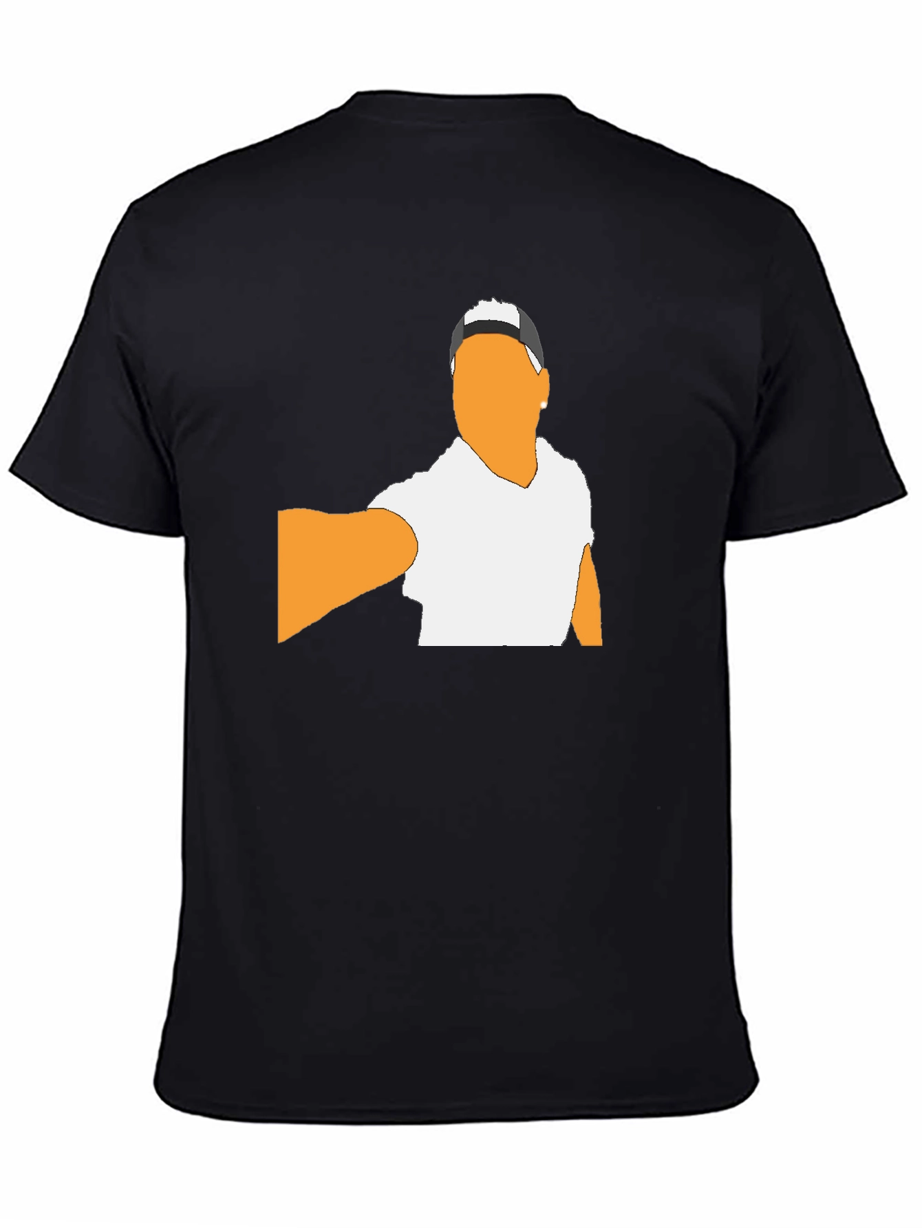 Modern Graphic Tee - Abstract Man Portrait