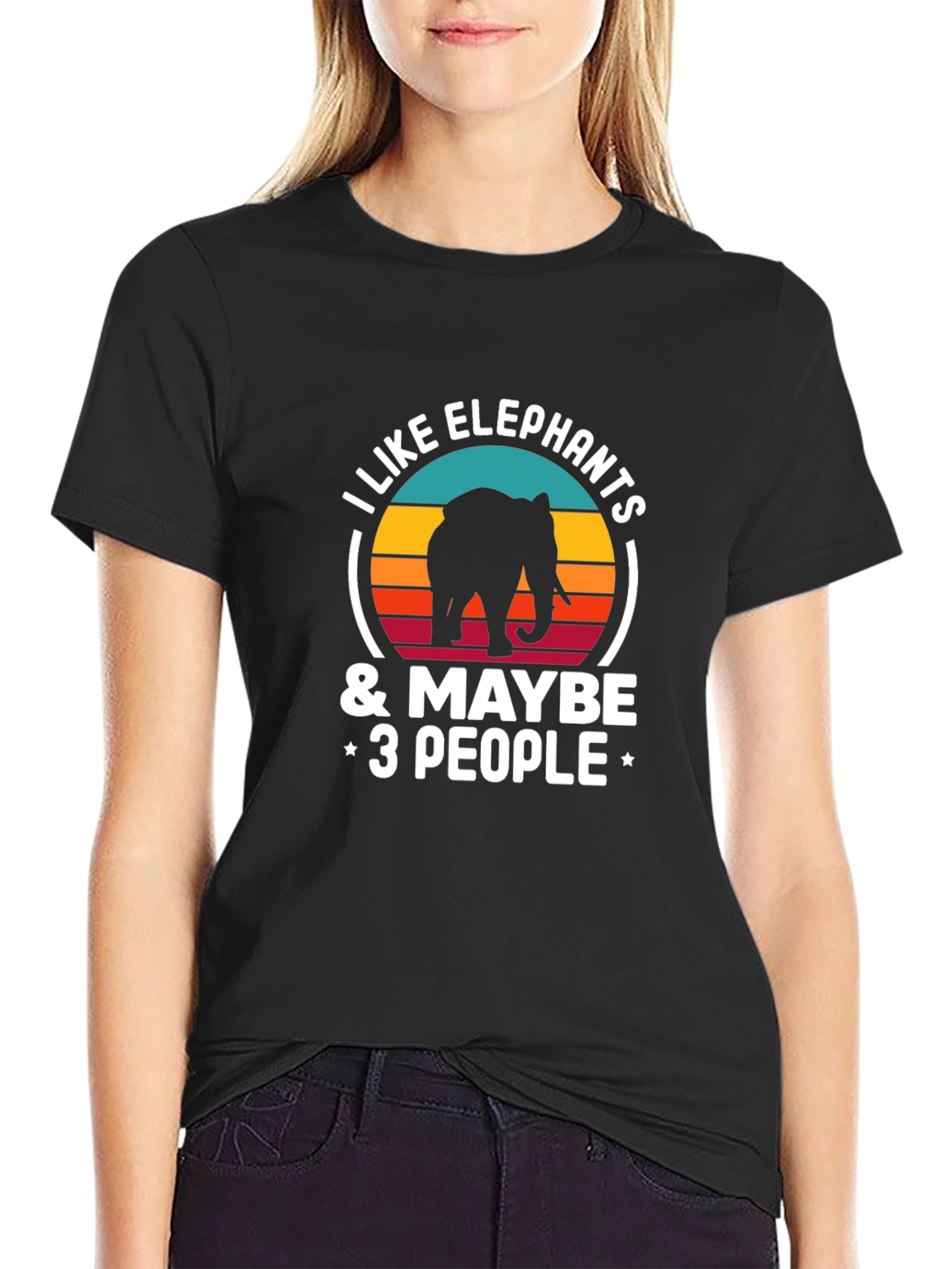 I Like Elephants & Maybe 3 People Graphic Tee