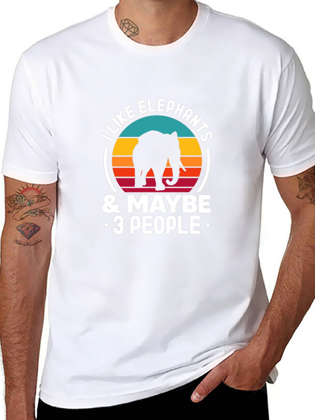 I Like Elephants & Maybe 3 People Graphic Tee