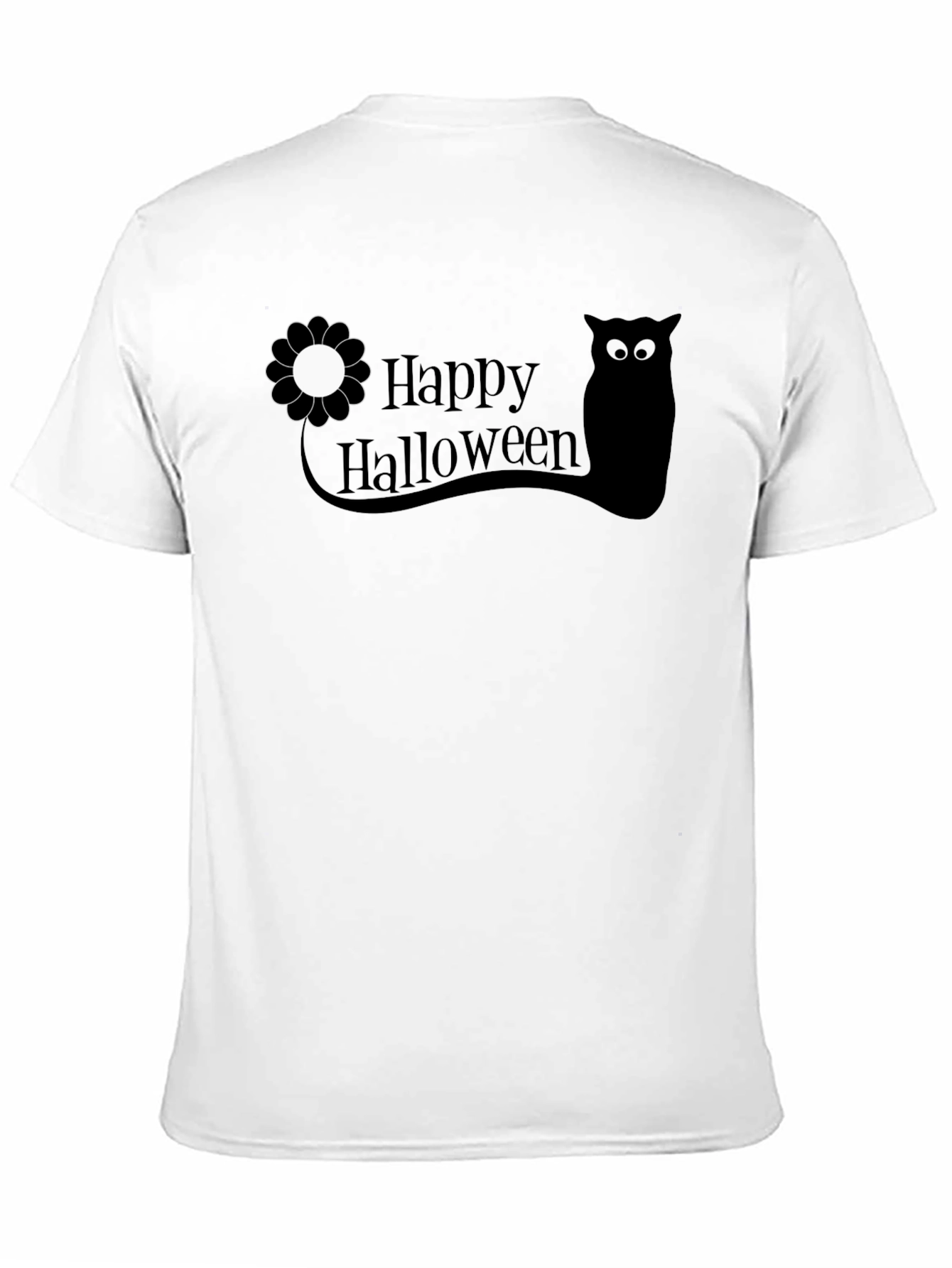 Happy Halloween Owl T-Shirt - Black