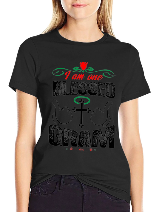 Blessed Gram T-Shirt - Christian Gift