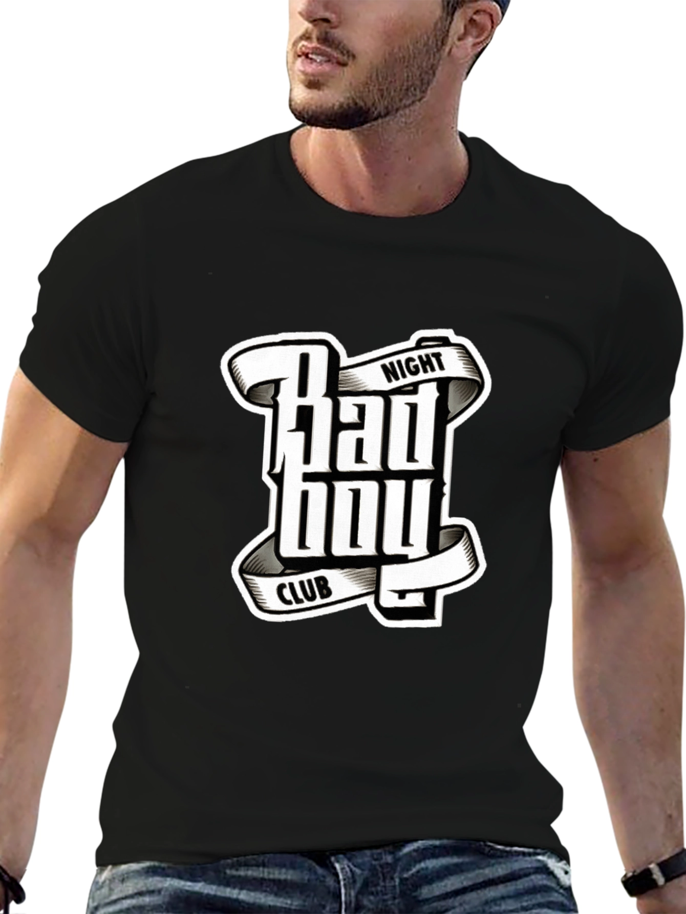 Bad Boy Night Club Black T-Shirt
