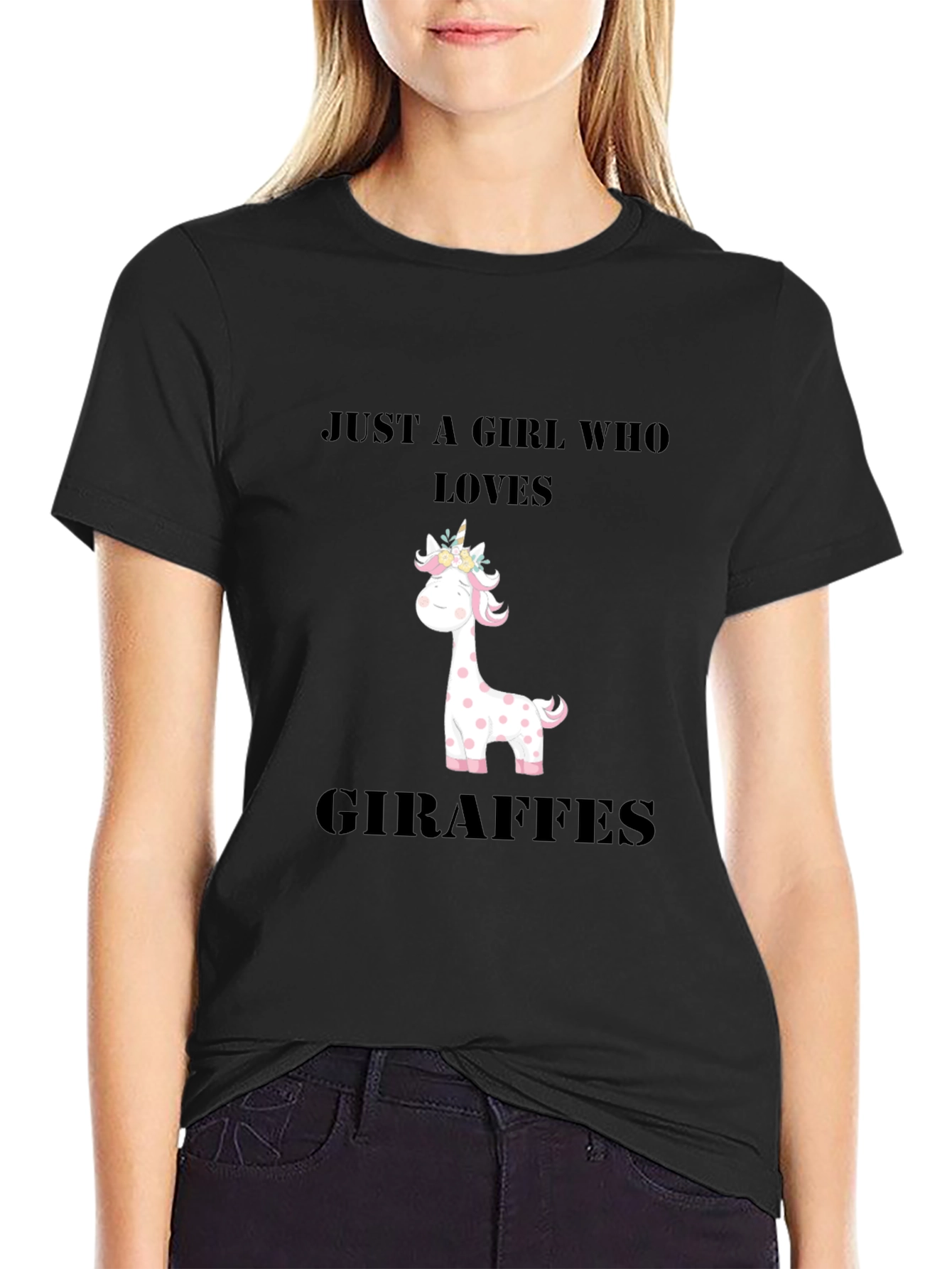 Giraffe Lover T-Shirt - Cute Animal Design