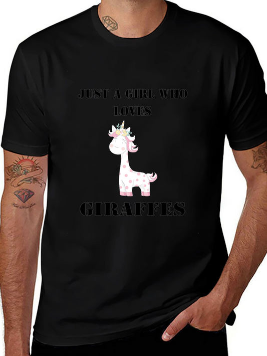 Giraffe Lover T-Shirt - Cute Animal Design
