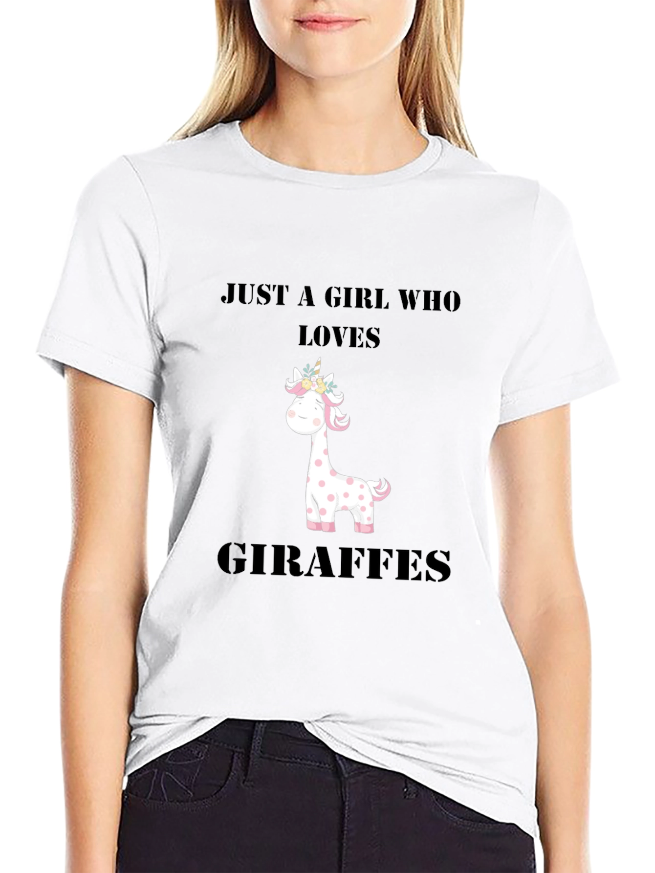 Giraffe Lover T-Shirt - Cute Animal Design