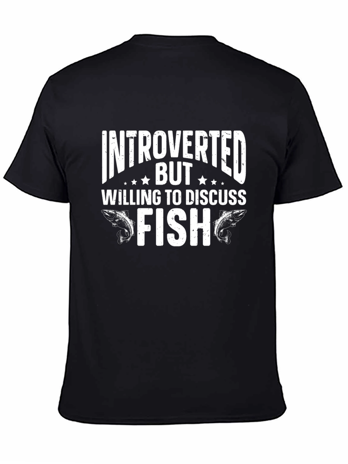 Introverted But Willing To Discuss Fish Graphic T-Shirt