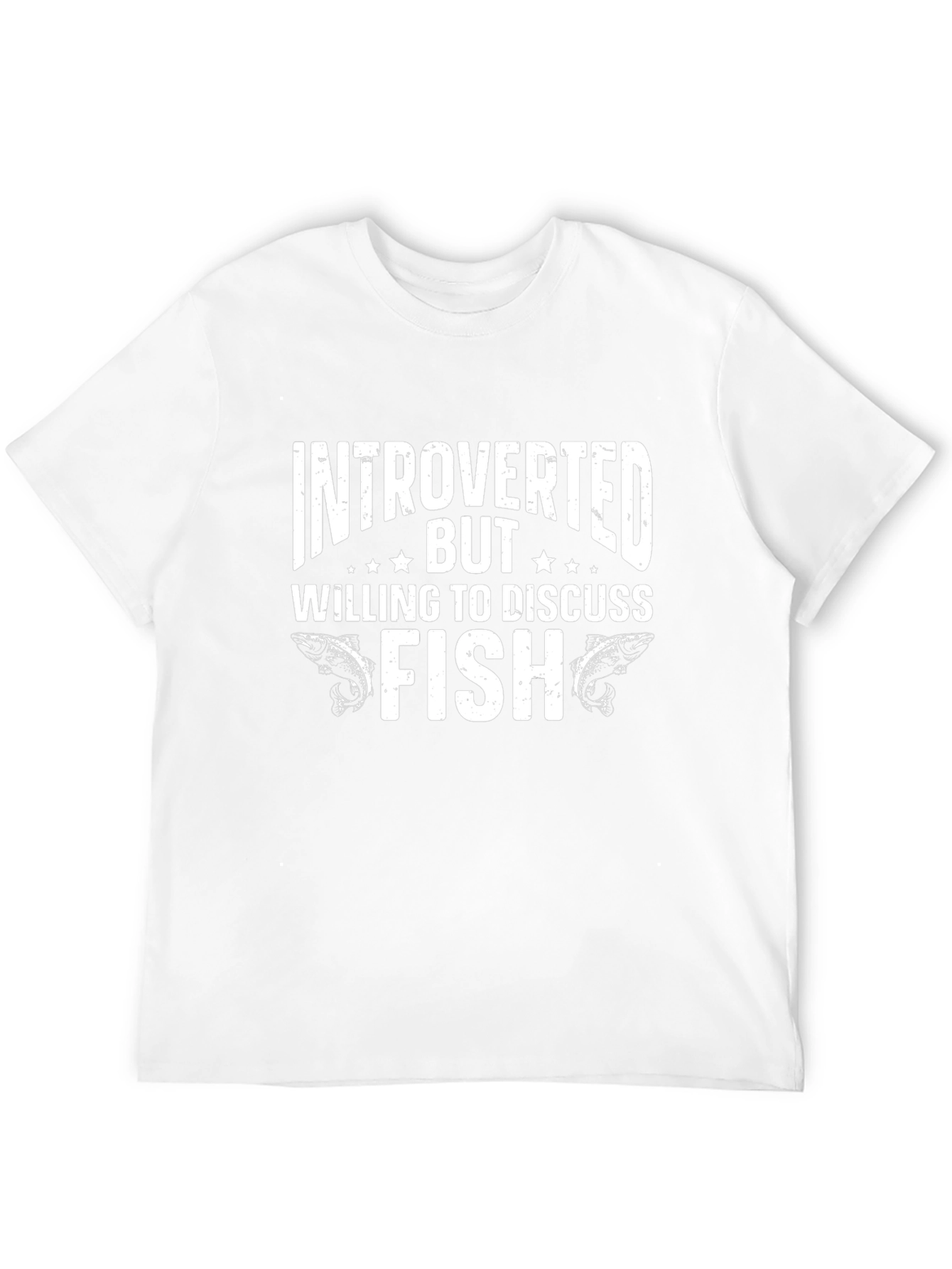 Introverted But Willing To Discuss Fish Graphic T-Shirt