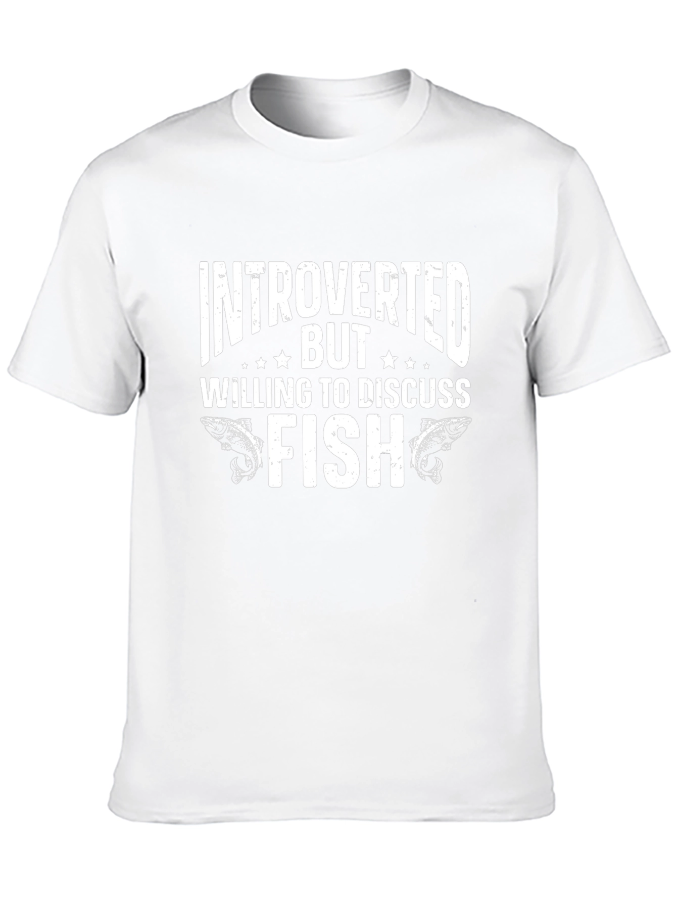 Introverted But Willing To Discuss Fish Graphic T-Shirt