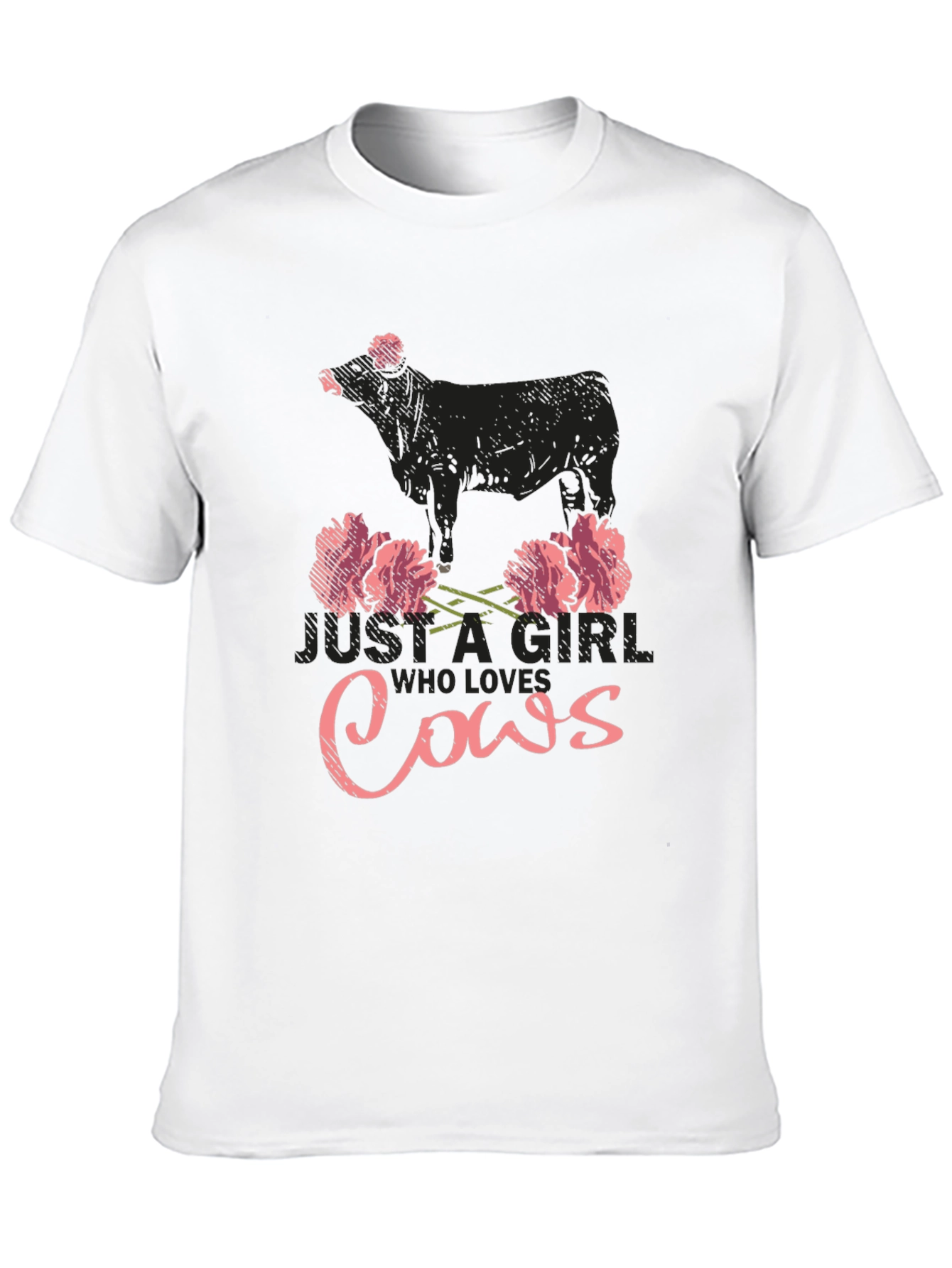 Just A Girl Who Loves Cows T-Shirt