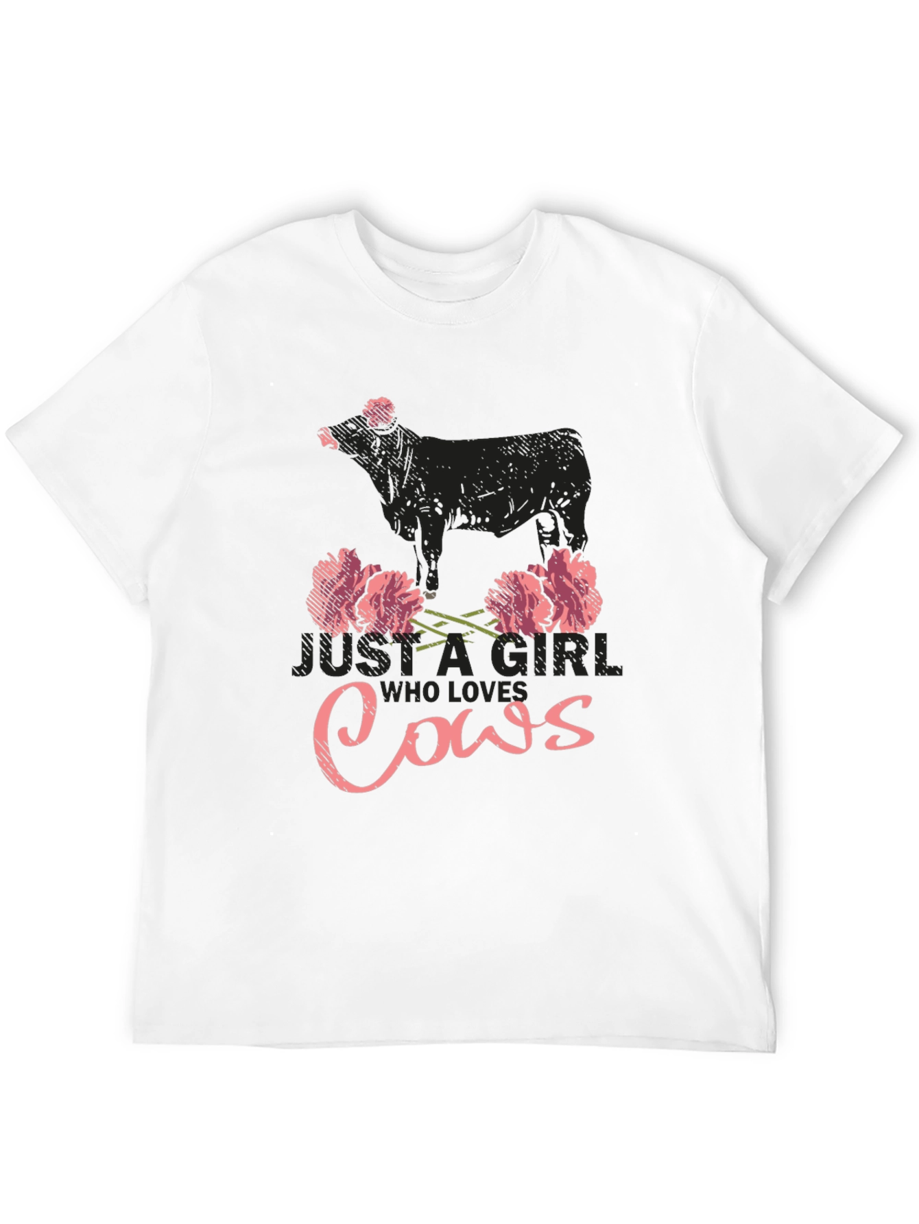 Just A Girl Who Loves Cows T-Shirt