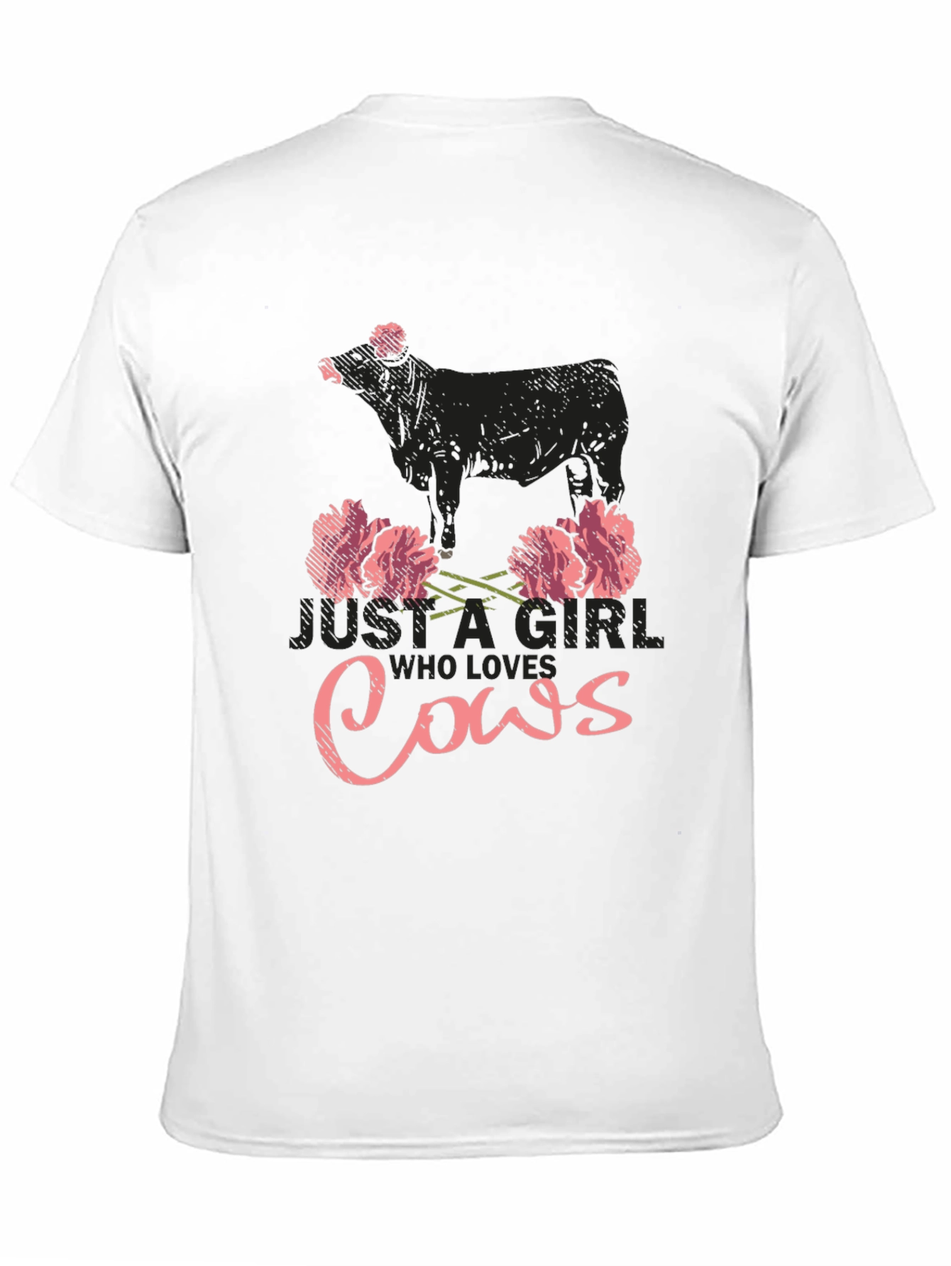 Just A Girl Who Loves Cows T-Shirt
