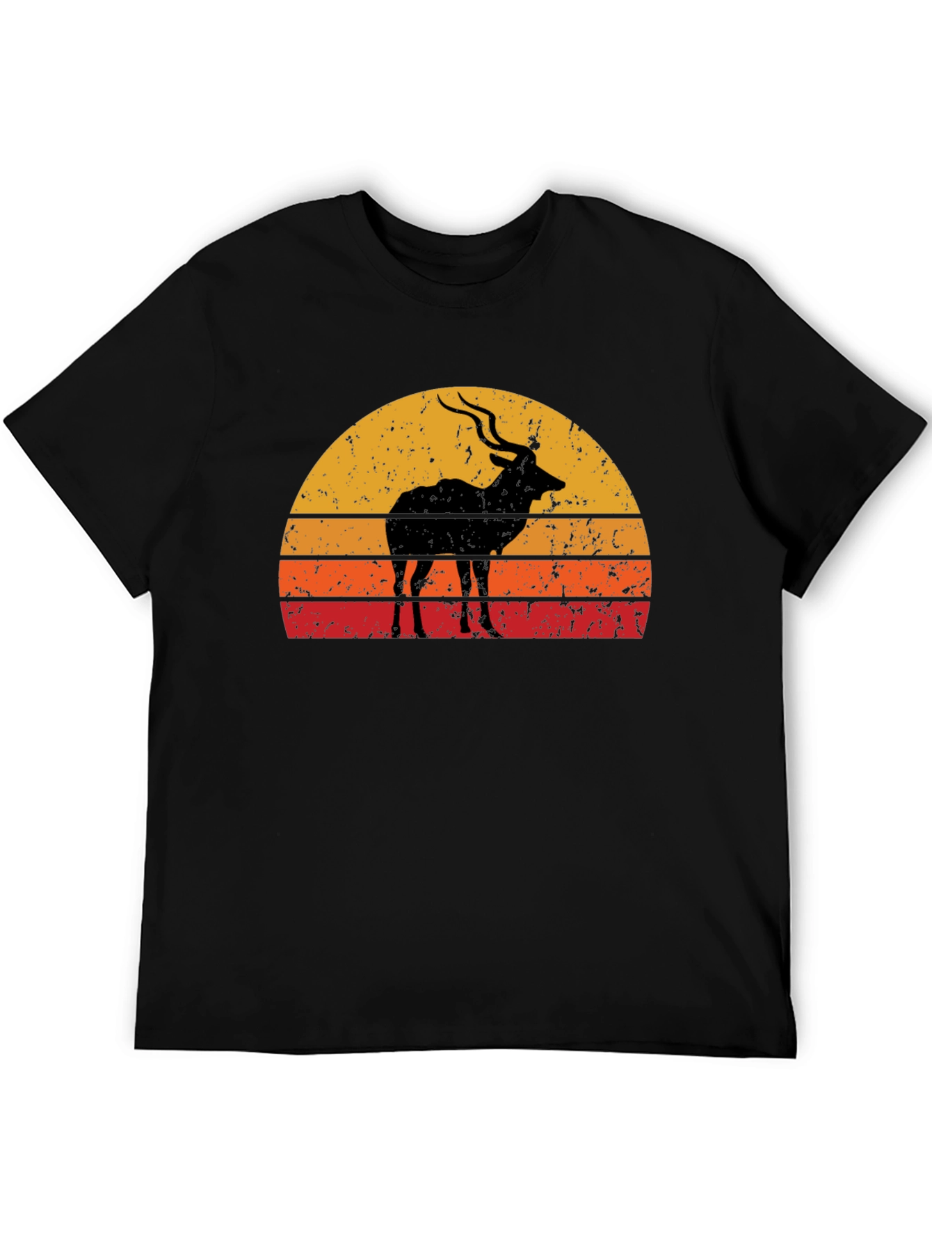 Retro Wildlife Sunset Graphic Tee