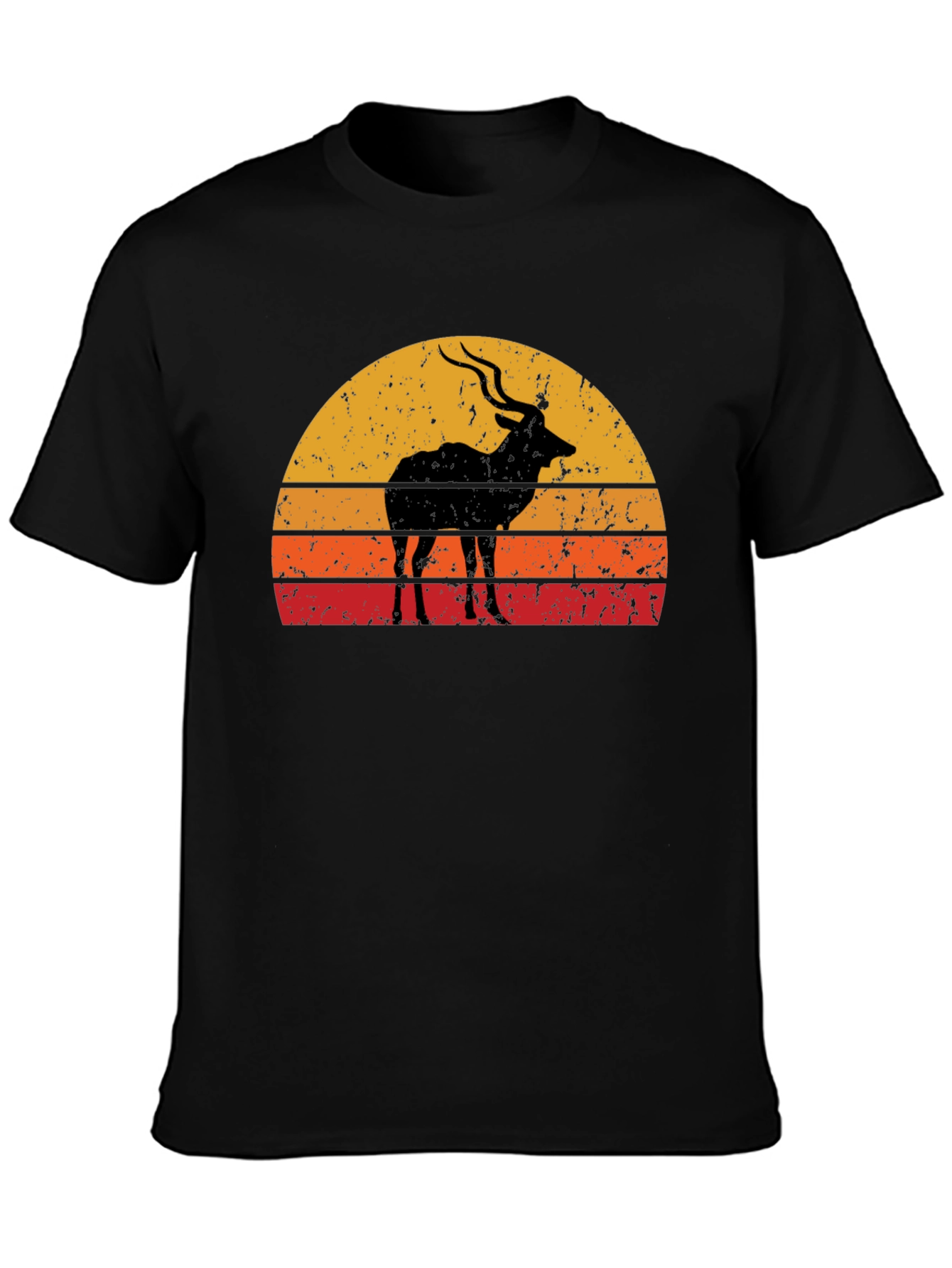 Retro Wildlife Sunset Graphic Tee