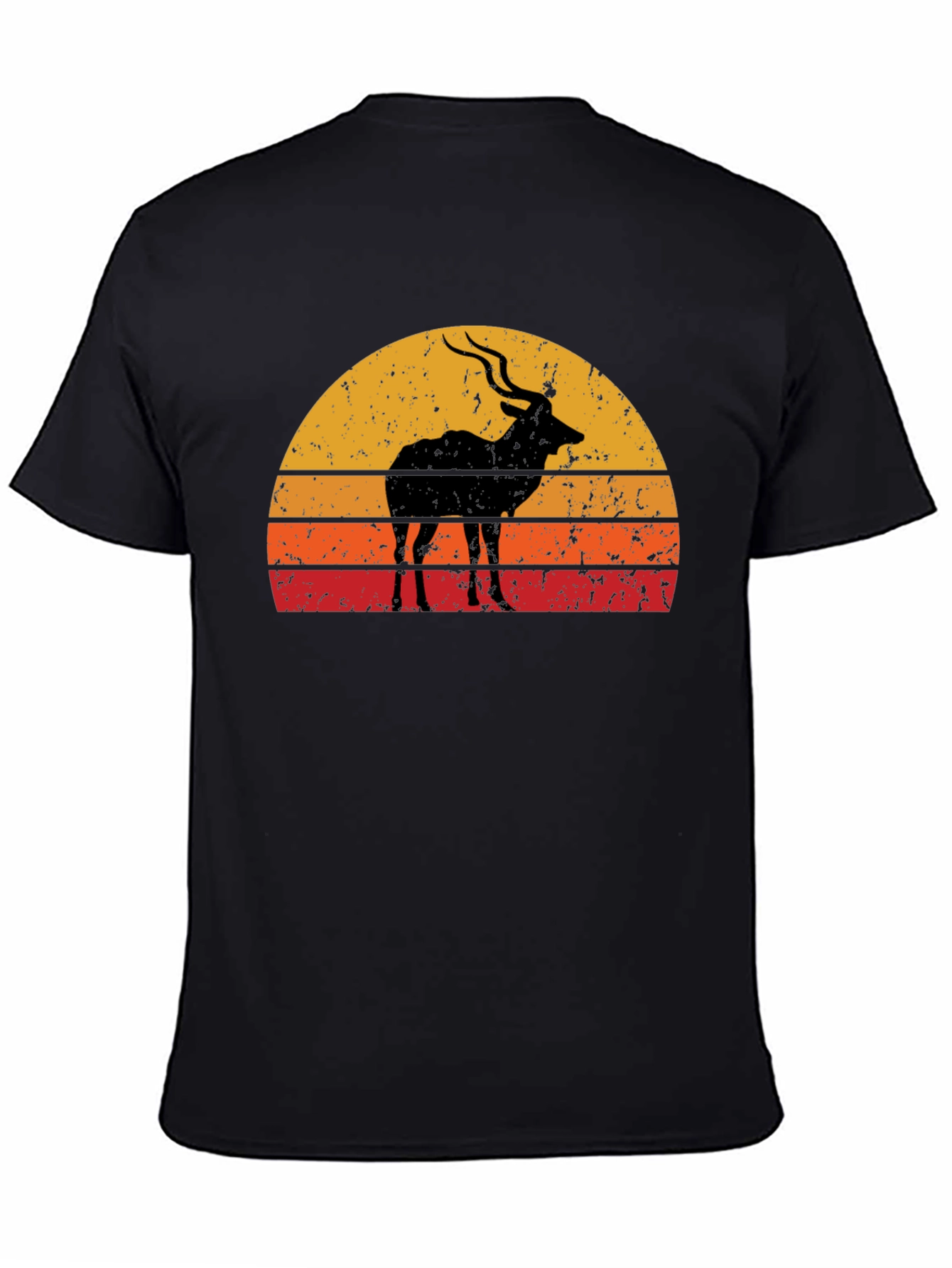 Retro Wildlife Sunset Graphic Tee