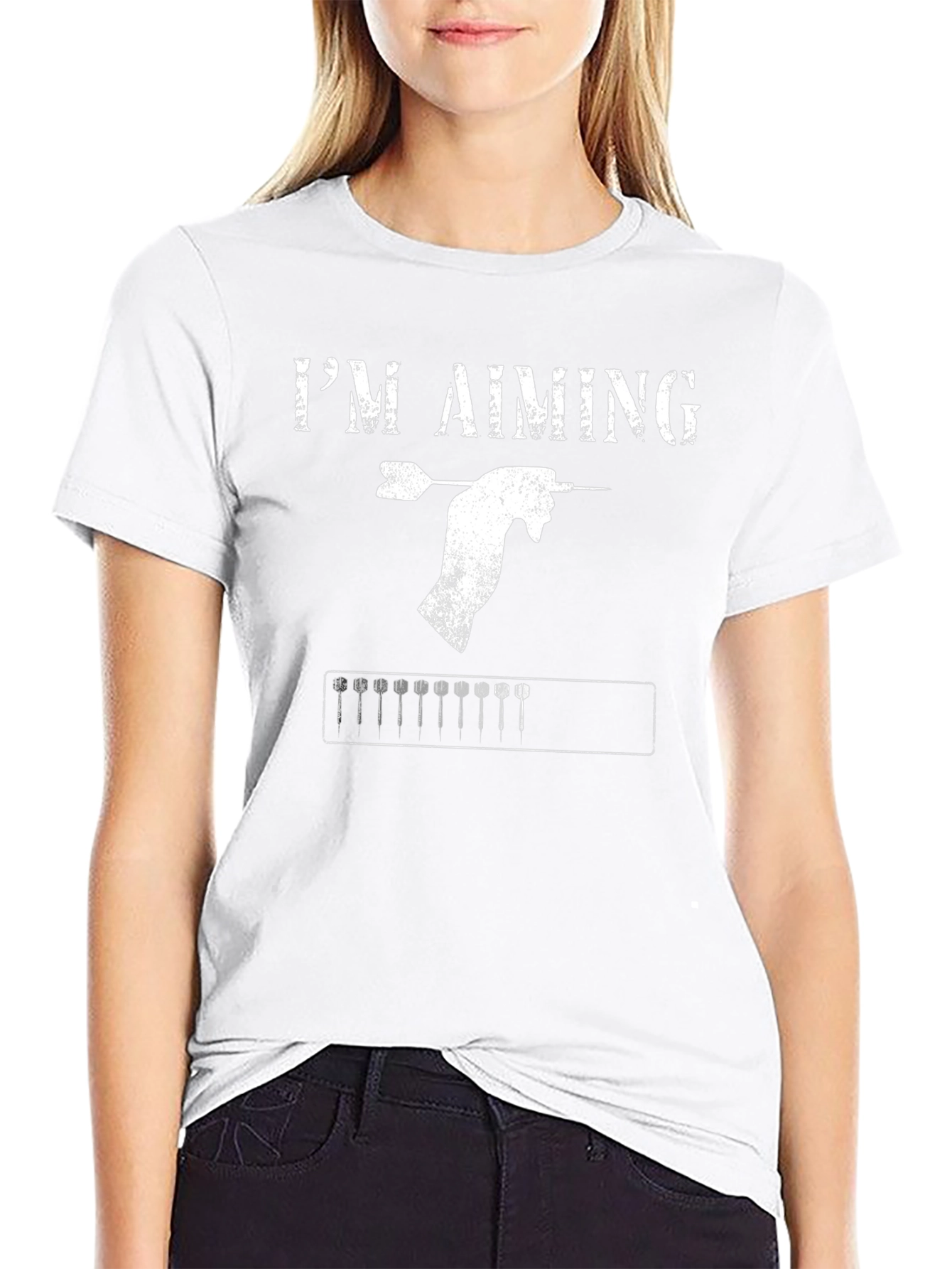 Im Aiming Darts T-Shirt Dart Player Tee