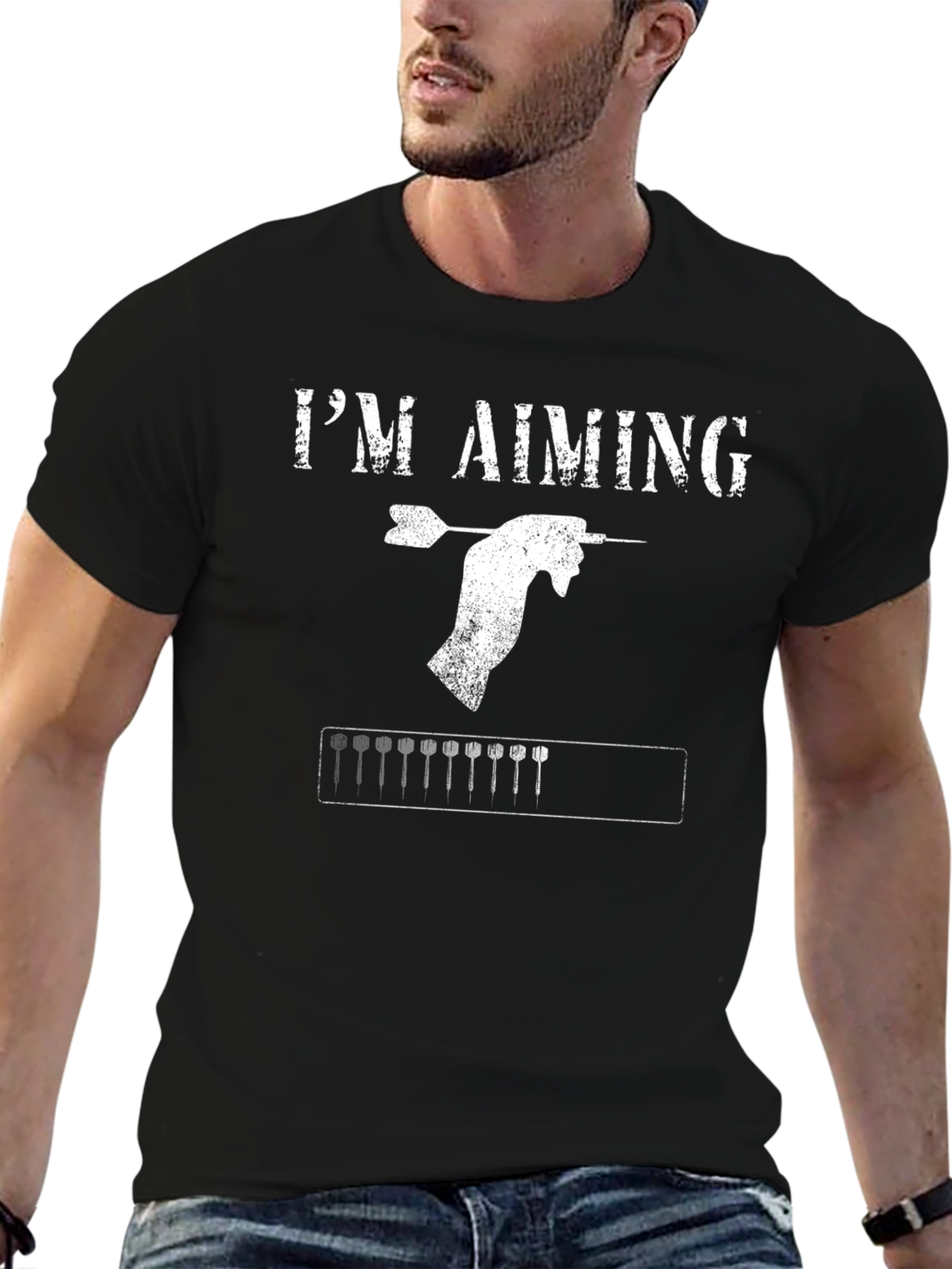 Im Aiming Darts T-Shirt Dart Player Tee