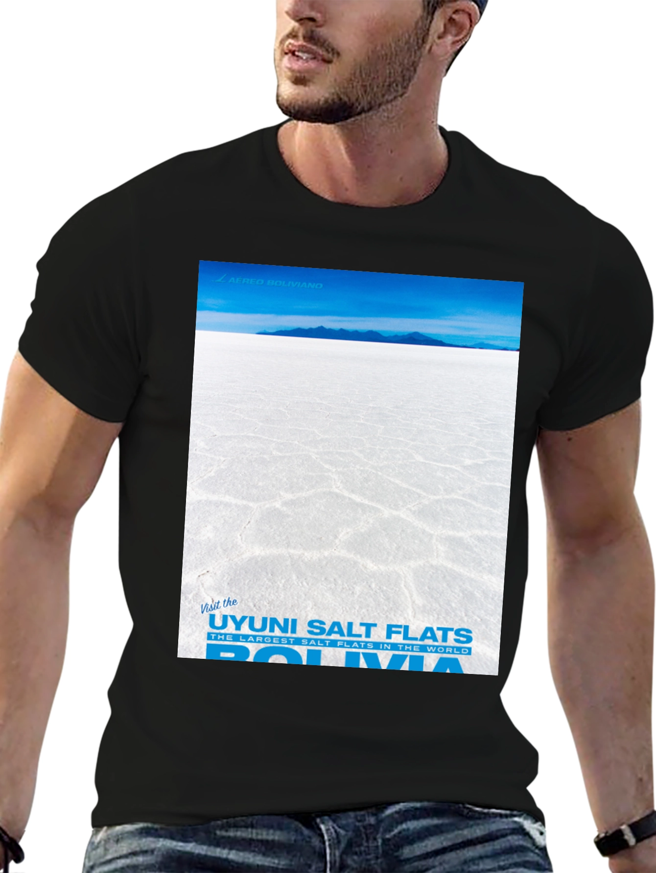 Uyuni Salt Flats Bolivia Graphic T-Shirt