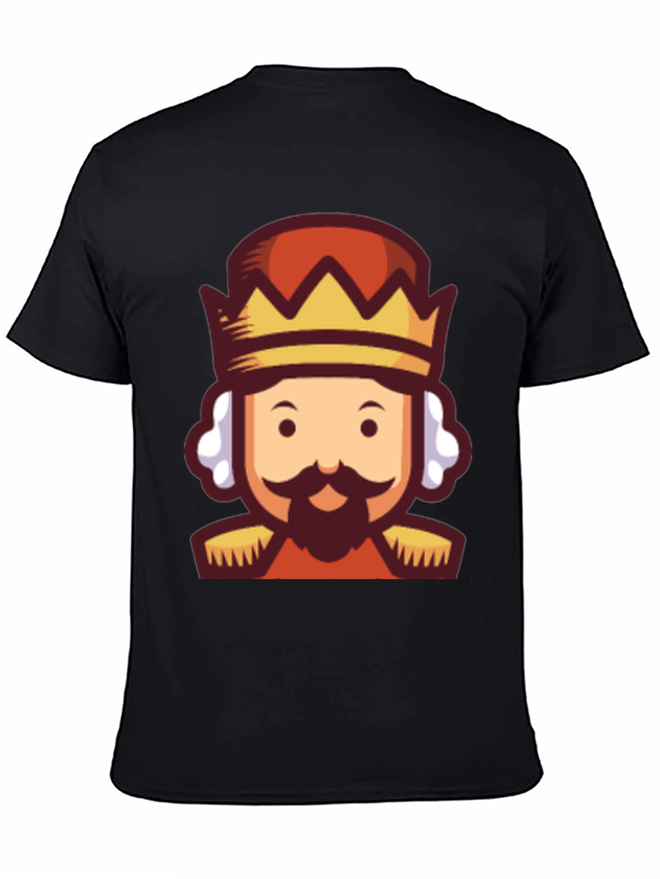 King Cartoon Graphic Tee - Black