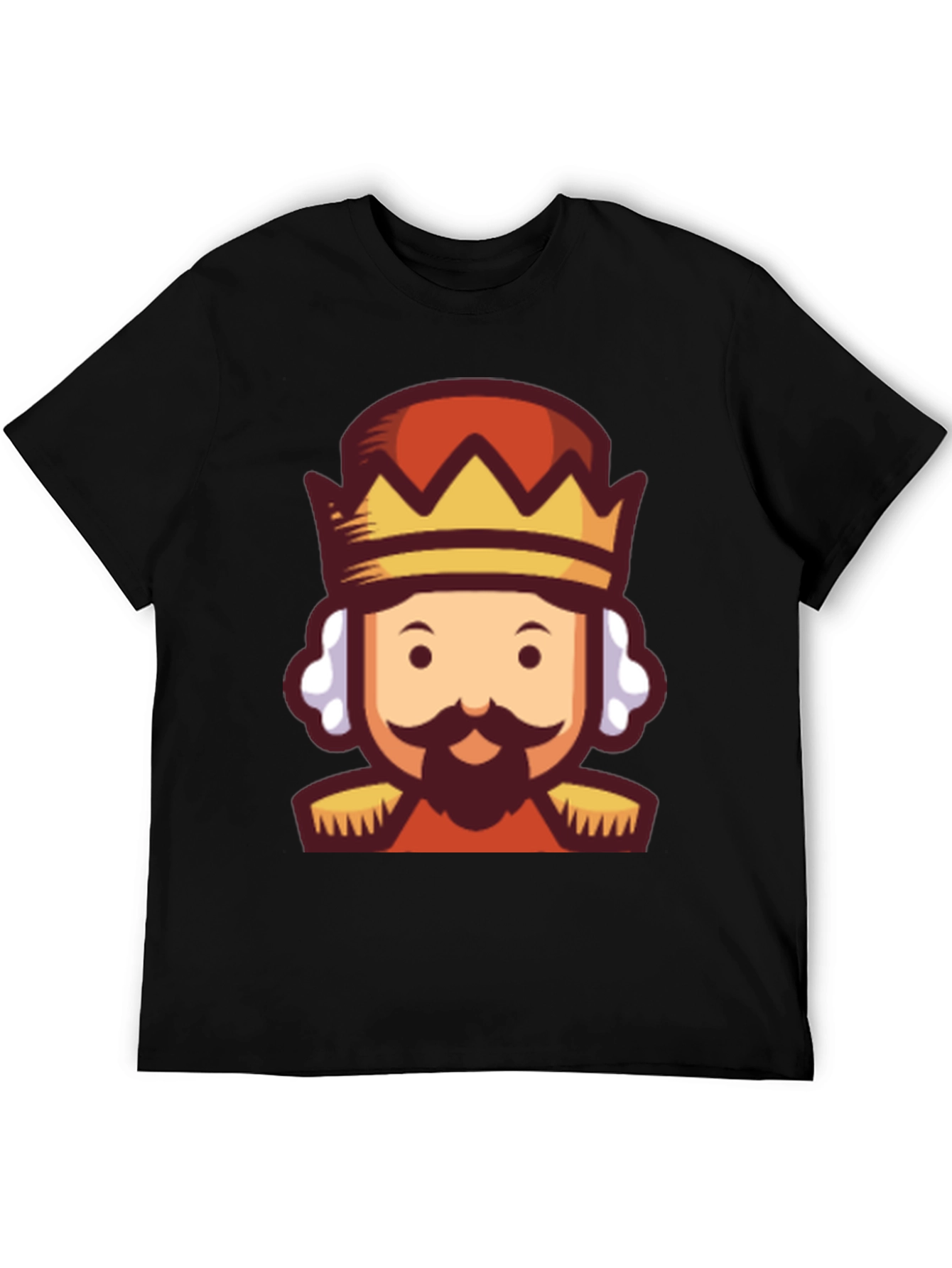 King Cartoon Graphic Tee - Black