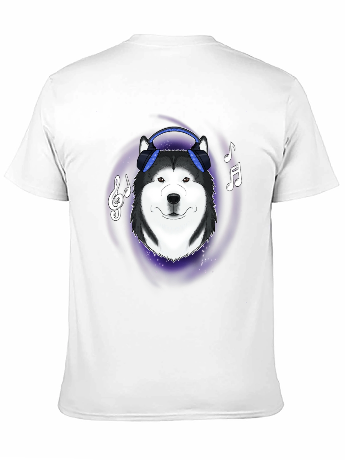 Cool Dog Headphone Graphic Tee