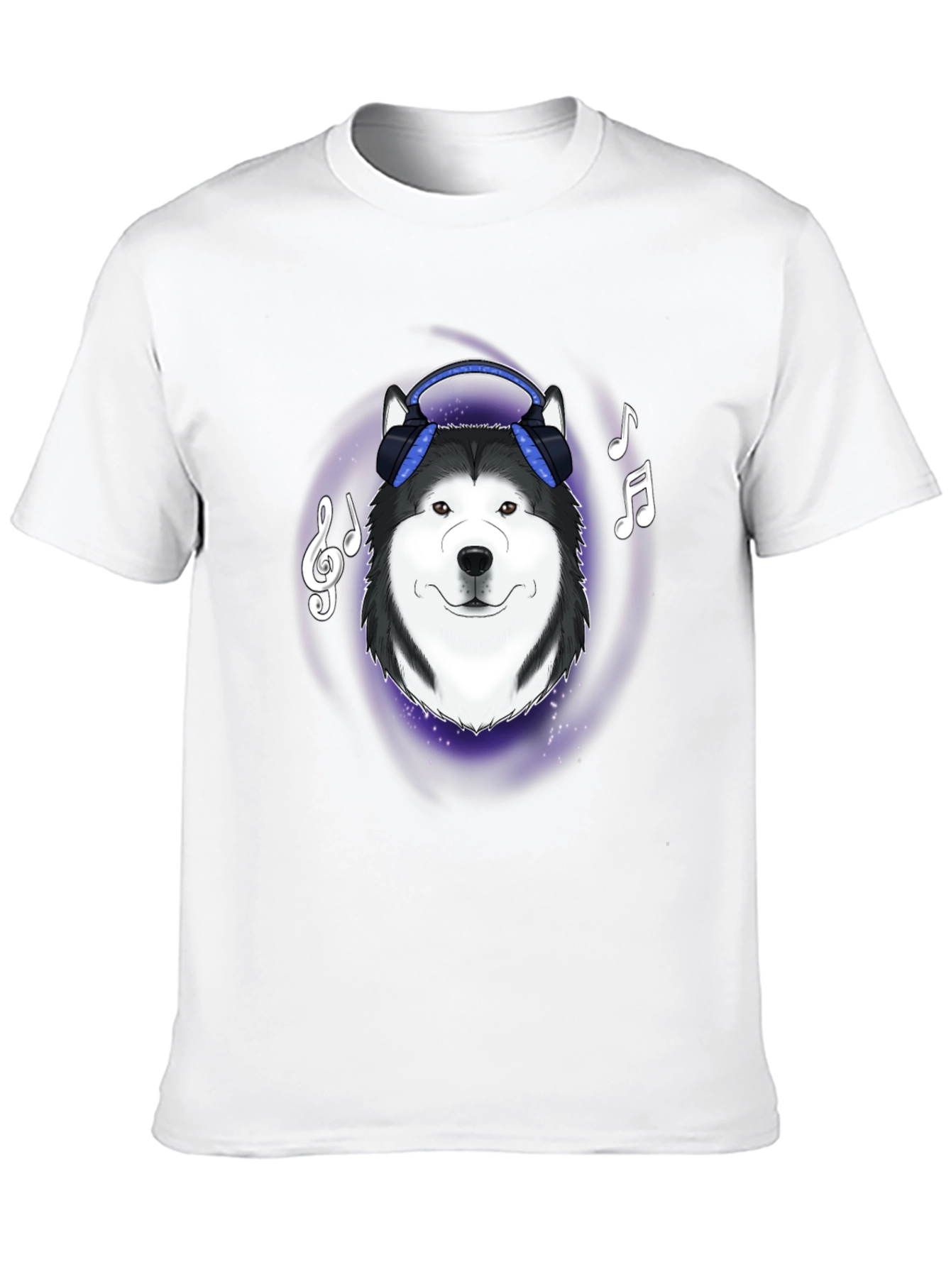 Cool Dog Headphone Graphic Tee