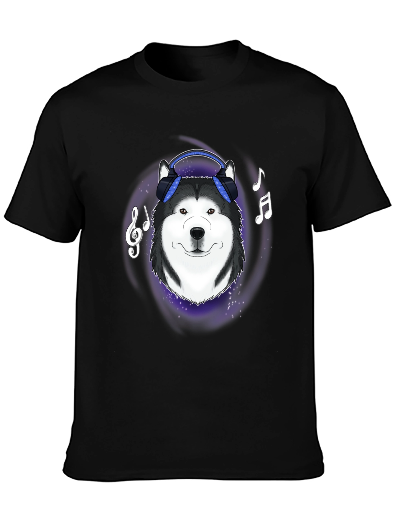 Cool Dog Headphone Graphic Tee